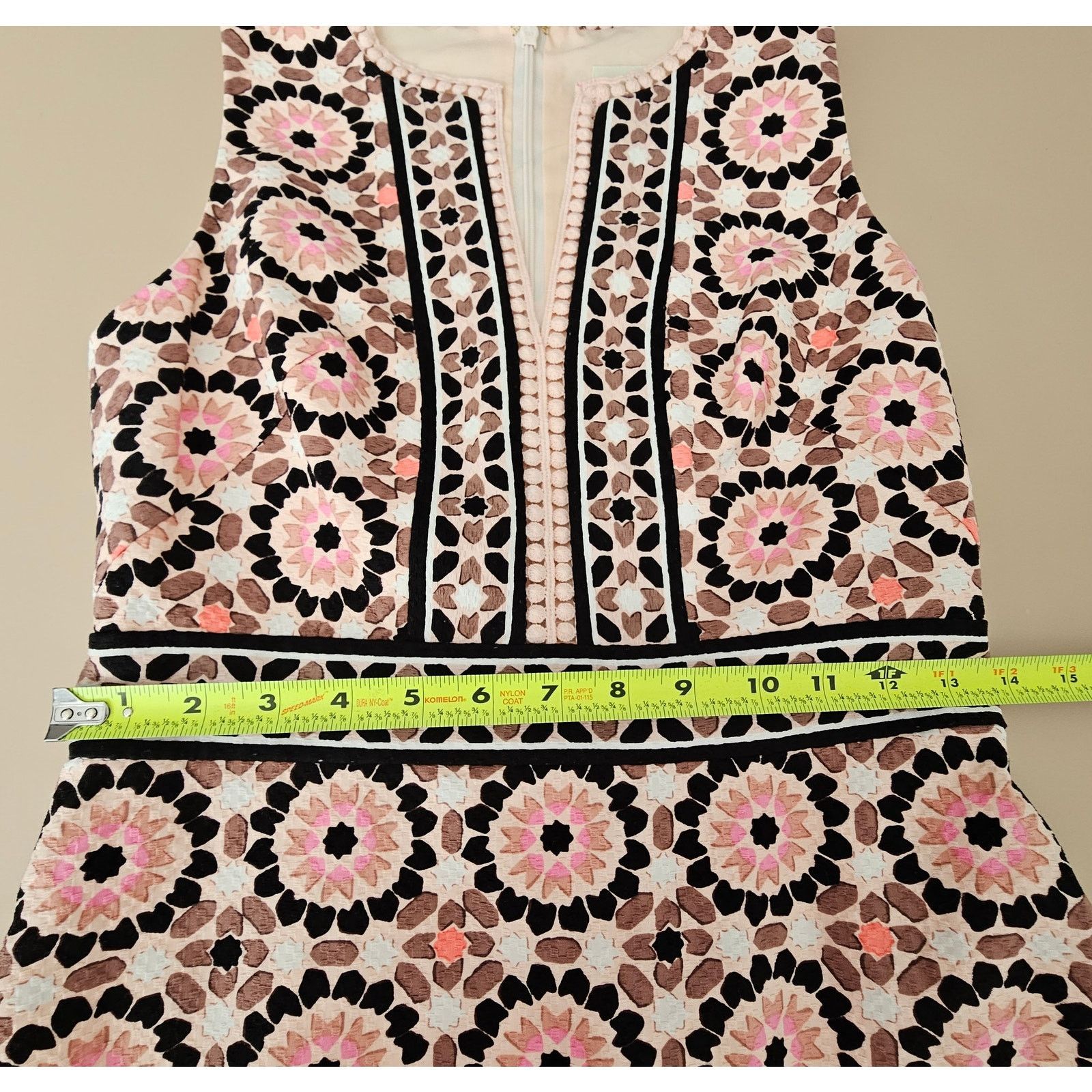 Kate Spade Kate Spade by the Pool Floral Mosaic Jacquard Sheath Dress 4 Size S / US 4 / IT 40 - 7 Thumbnail