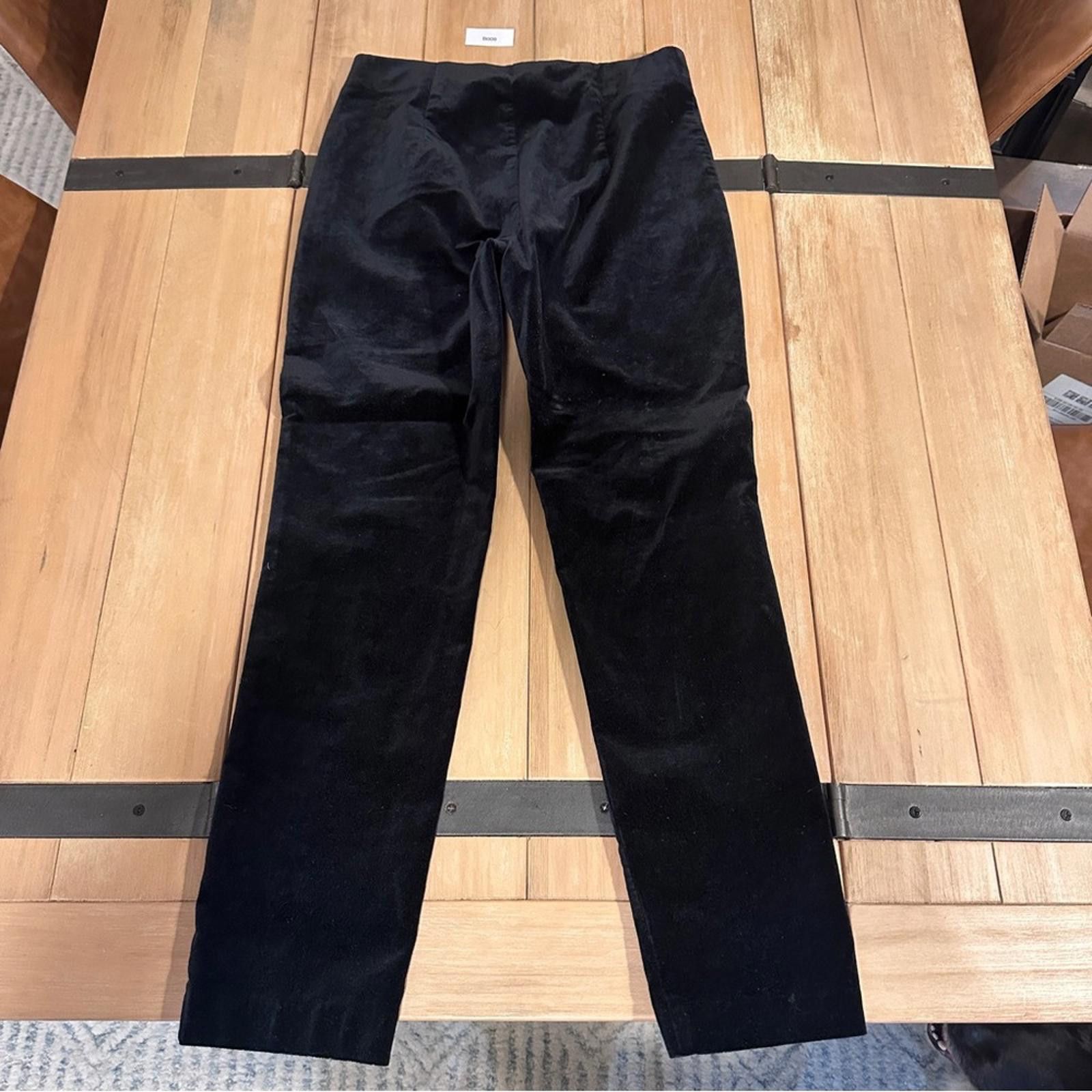 Other Ruby Road Pants 4P Velour velvet Black High-Waist 27" inseam Size 27" / US 4 / IT 40 - 4 Thumbnail