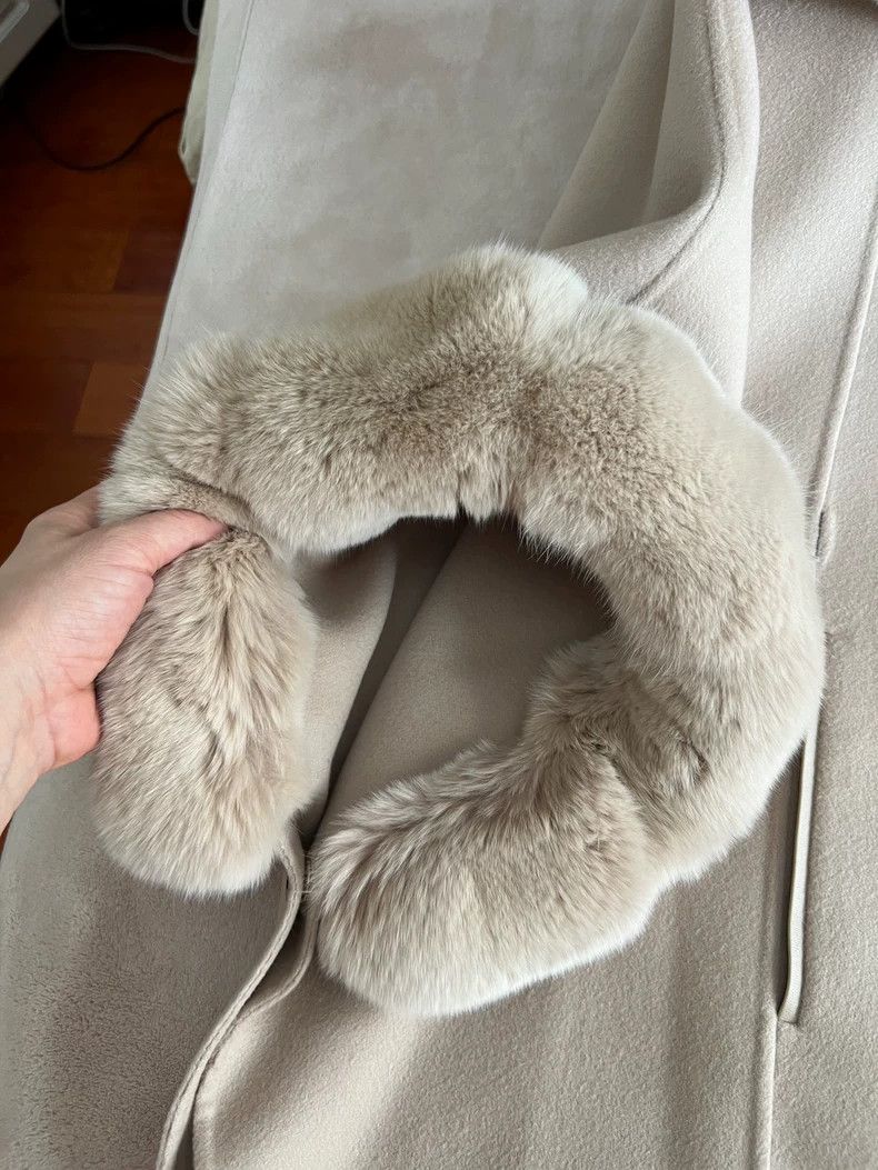 Loro Piana LORO PIANA A sheep's woolen fur cloak Size L / US 10 / IT 46 - 4 Thumbnail