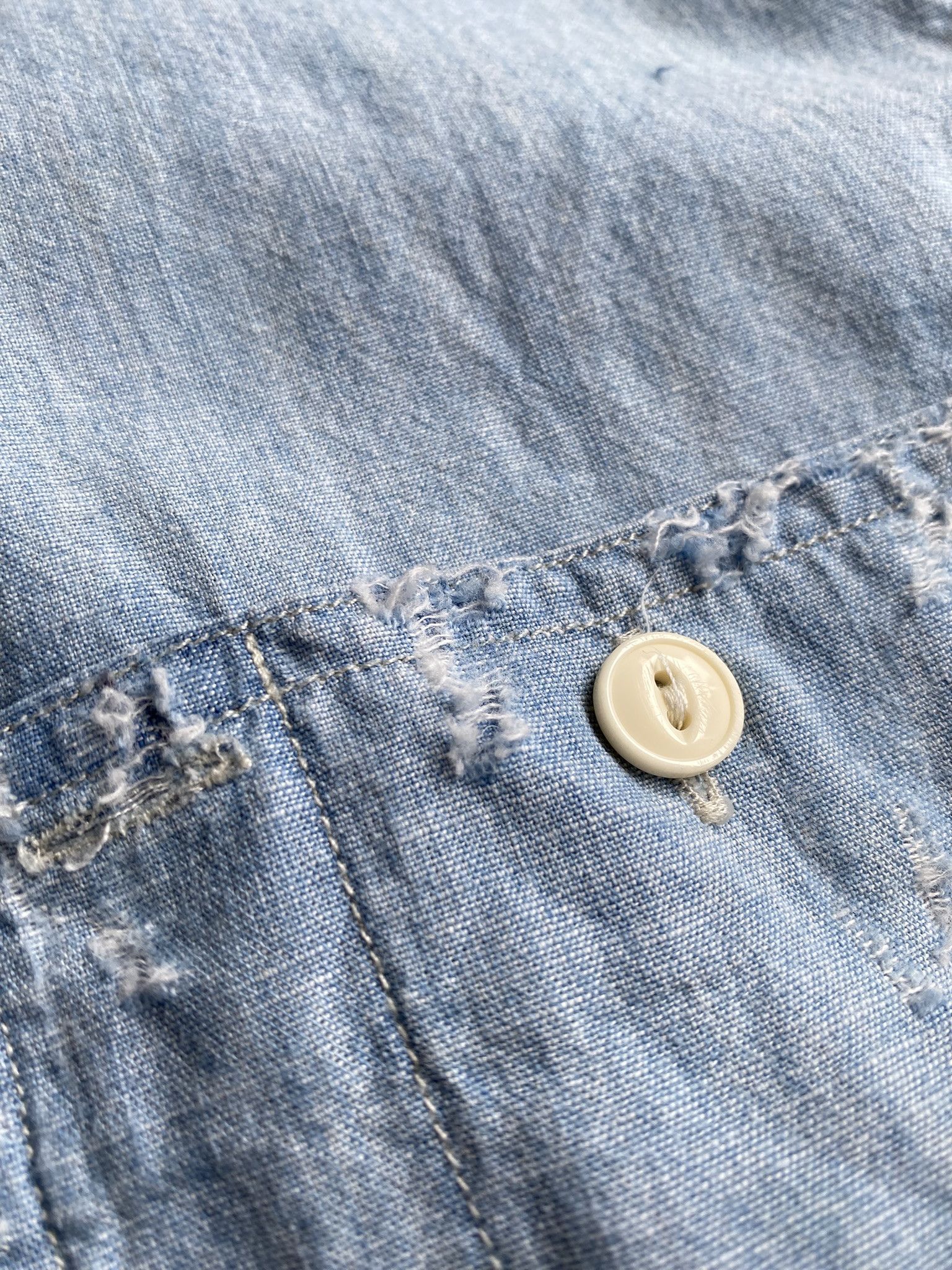 Kapital Worn-In Chambray Shirt Size US M / EU 48-50 / 2 - 15 Thumbnail