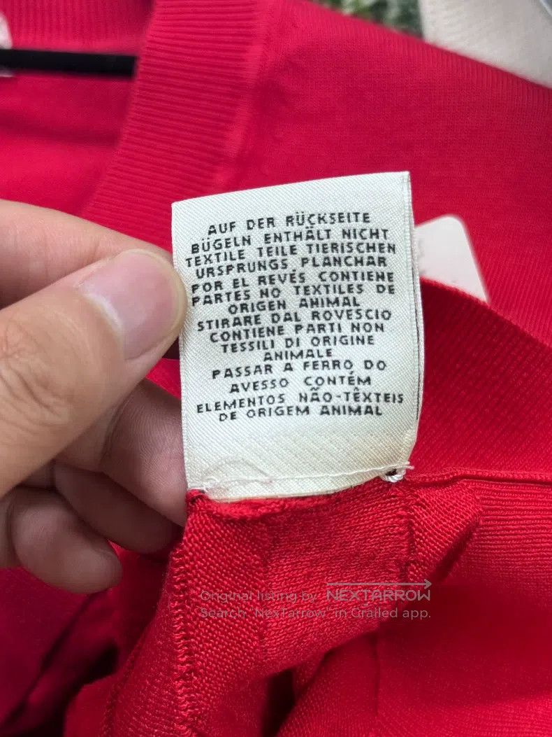 Hermes Hermes Red knit cardigan Size XXS / US 00 / IT 34 - 7 Thumbnail