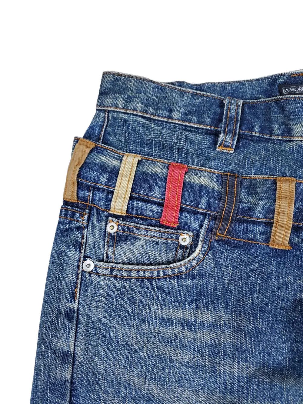 Japanese Brand × Vintage 🔥Vintage Jeans Japan Double Waist Amore Puro Size US 32 / EU 48 - 5 Thumbnail