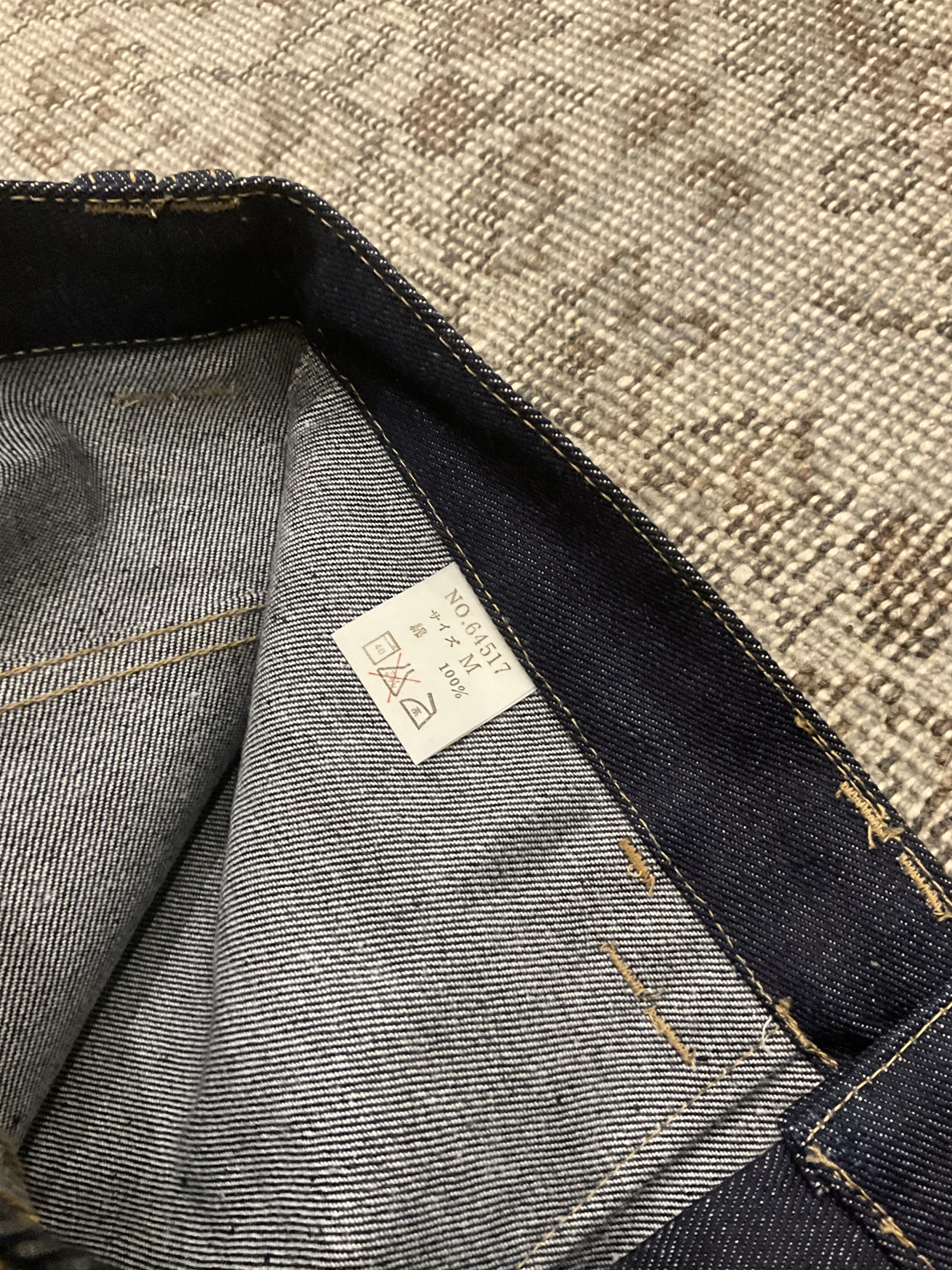 Other Kojima Denim Wide Leg Jeans Dark Indigo Deadstock Japan 90s Size US 32 / EU 48 - 5 Thumbnail