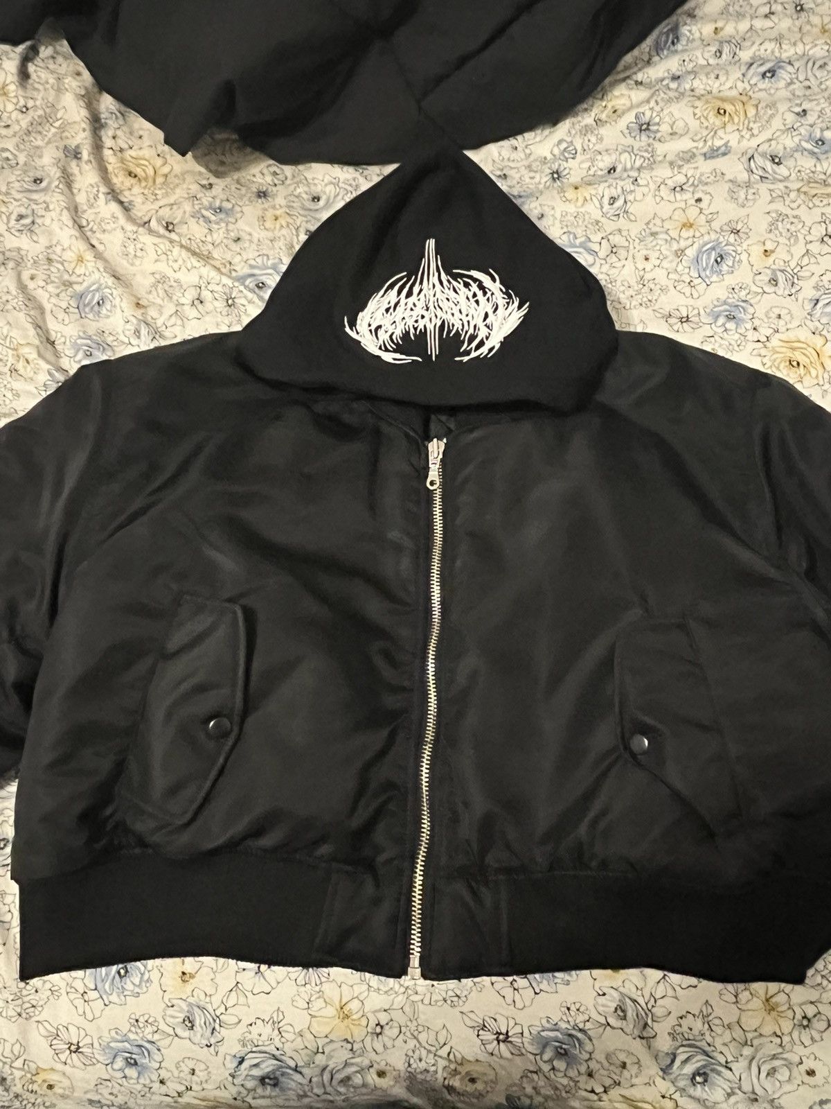 Playboi Carti Narcissist Cropped Bomber Jacket | Grailed