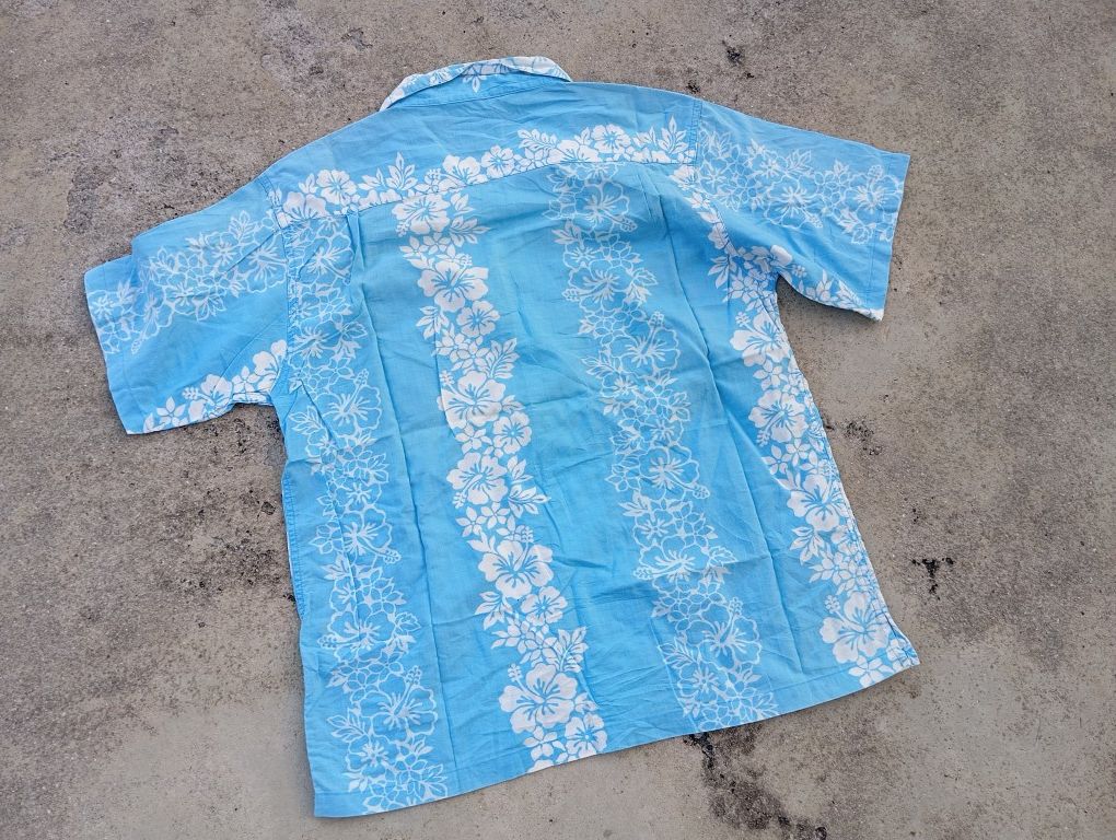 Vintage VTG Hawaii Aloha Floral Stripes shirt 🌺 Size US L / EU 52-54 / 3 - 3 Thumbnail