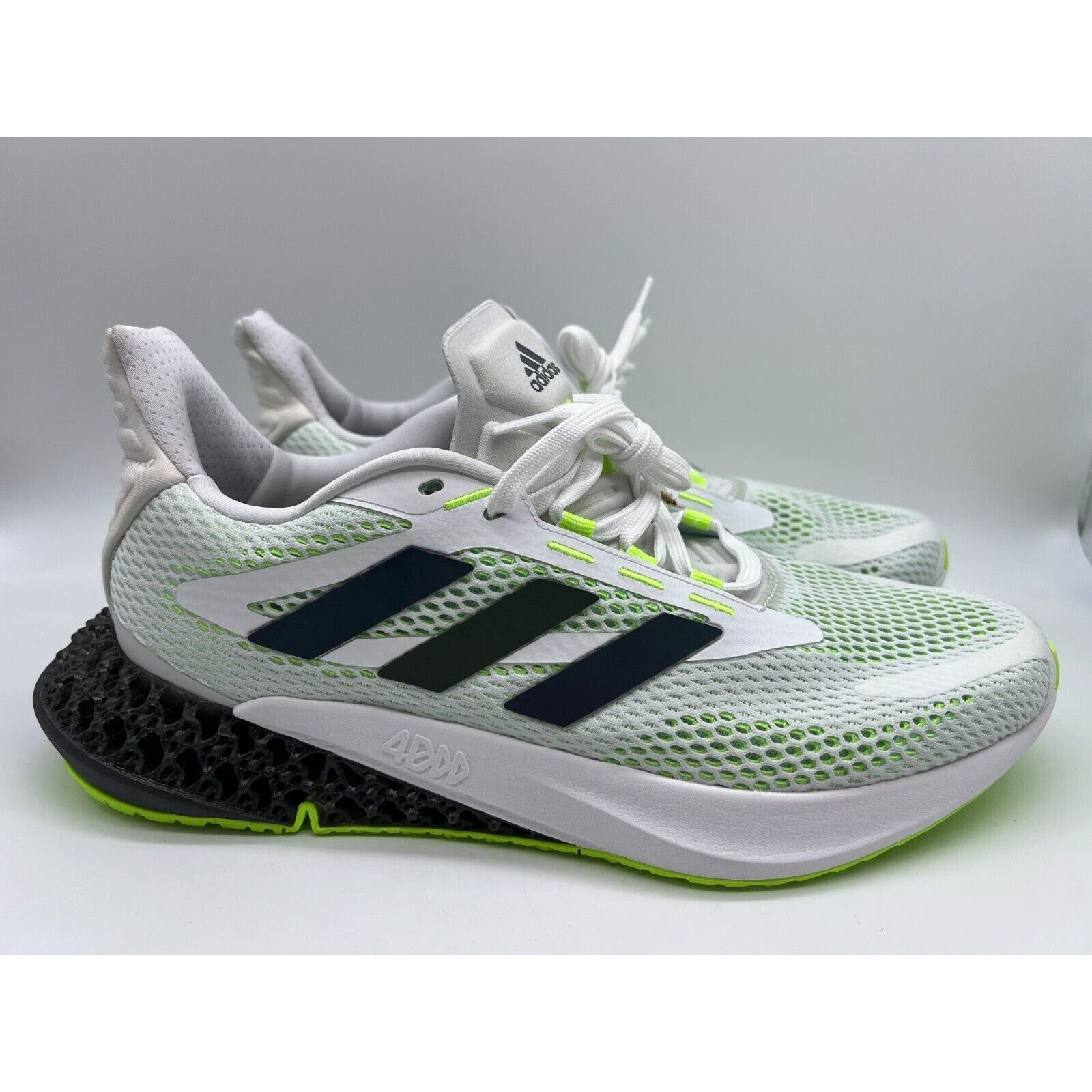Adidas 4Dfwd Pulse Mens Running Q46221 White Green Size 10.5 Shoes
