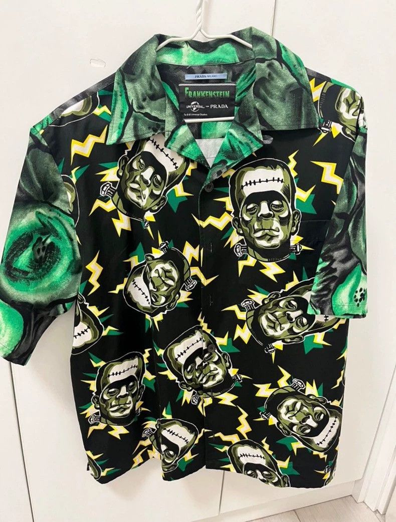 Prada Prada Science freak shirt 2502-Nextarrow Size US S / EU 44-46 / 1 - 3 Thumbnail