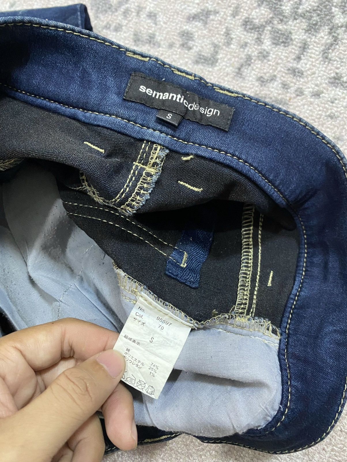 semanticdesign Semantic Design Curve Denim Jeans Size US 30 / EU 46 - 5 Thumbnail