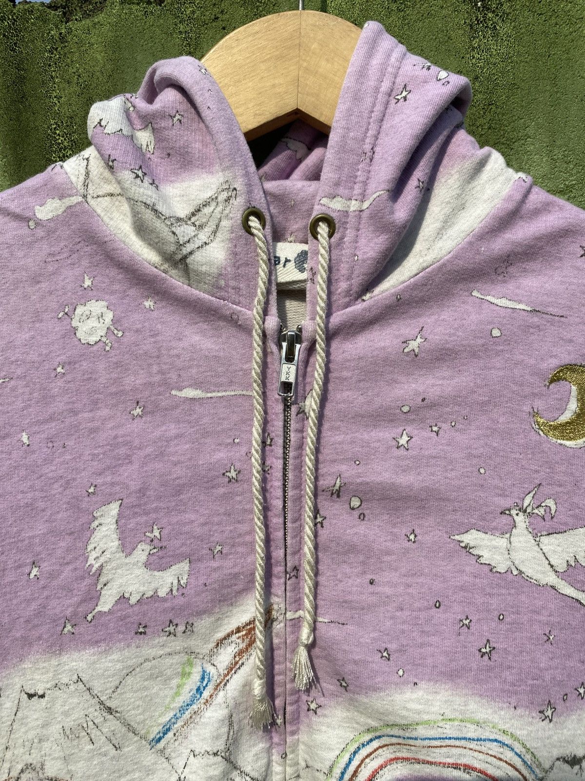 Japanese Brand Scolar Dreamscape Art Graphic Hoodie Fairy Tale Illustration Size M / US 6-8 / IT 42-44 - 3 Thumbnail