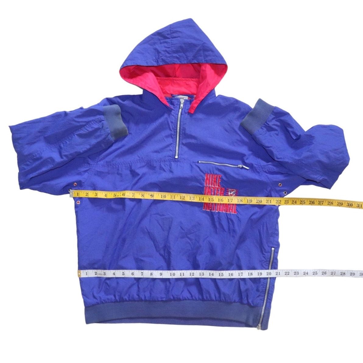Nike Vintage Nike International 1/4 Zip Pullover Size M / US 6-8 / IT 42-44 - 7 Thumbnail