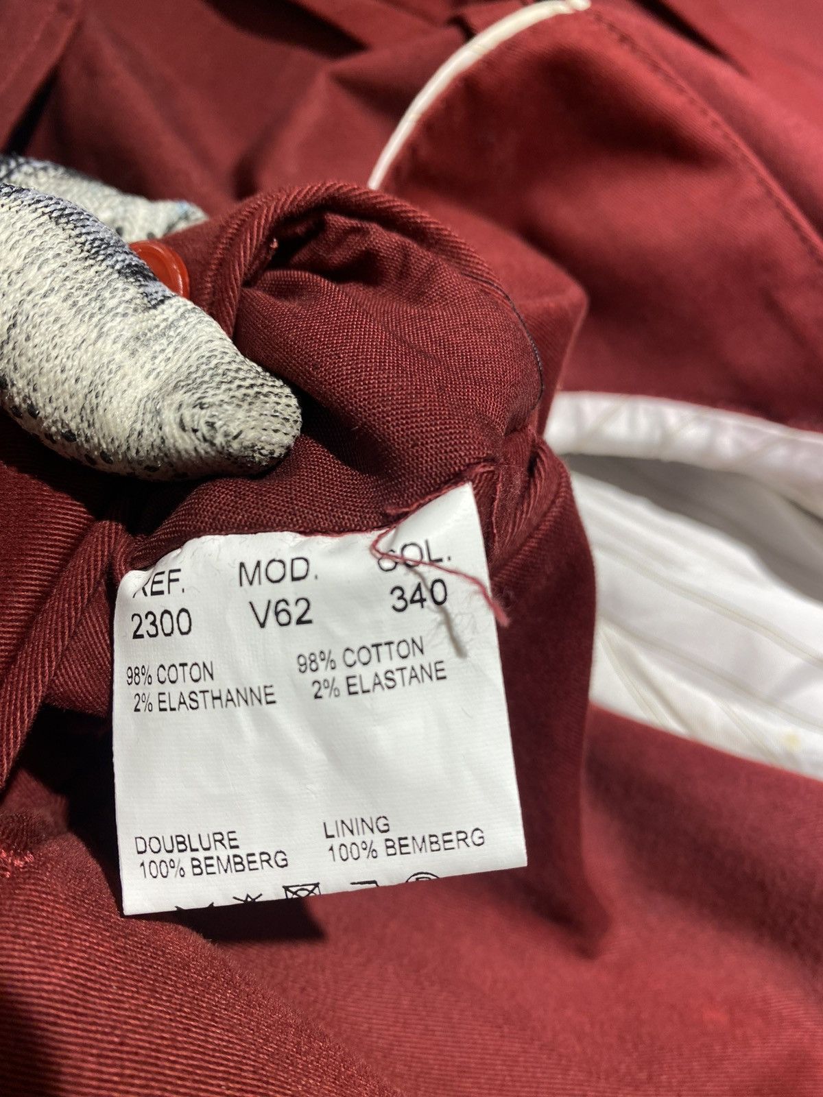 Carven Carven Paris Red/Burgundy Blazer Size 52 Size 52R - 8 Thumbnail
