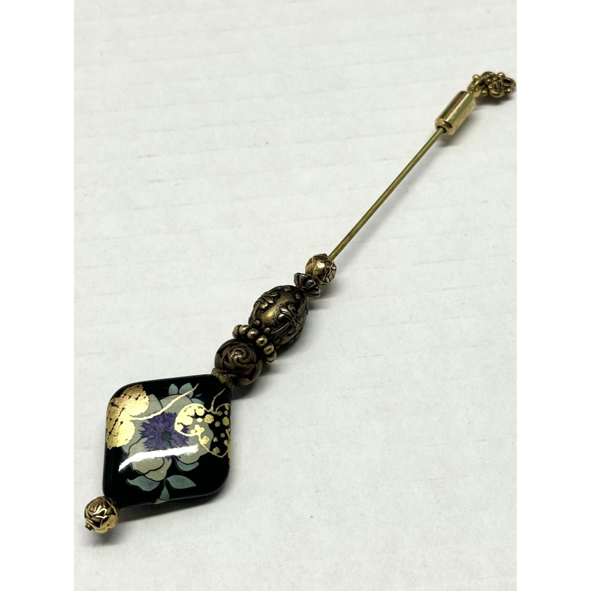 Vintage Vintage beaded stick pin Size ONE SIZE - 2 Thumbnail