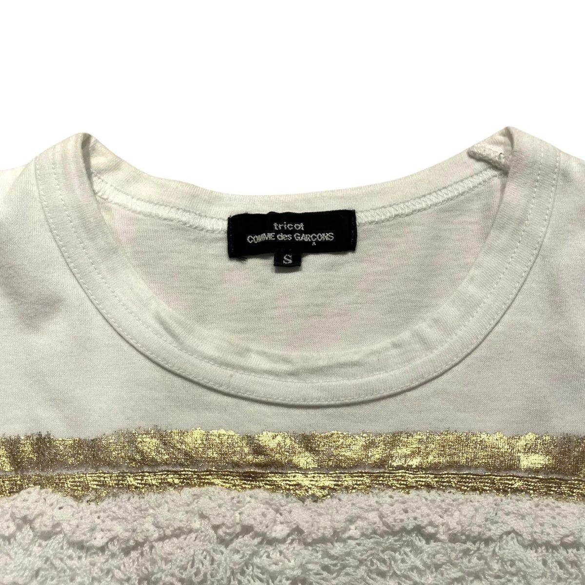 Comme des Garcons × Tricot Comme des Garcons Lace Detail Tee Size S / US 4 / IT 40 - 3 Thumbnail