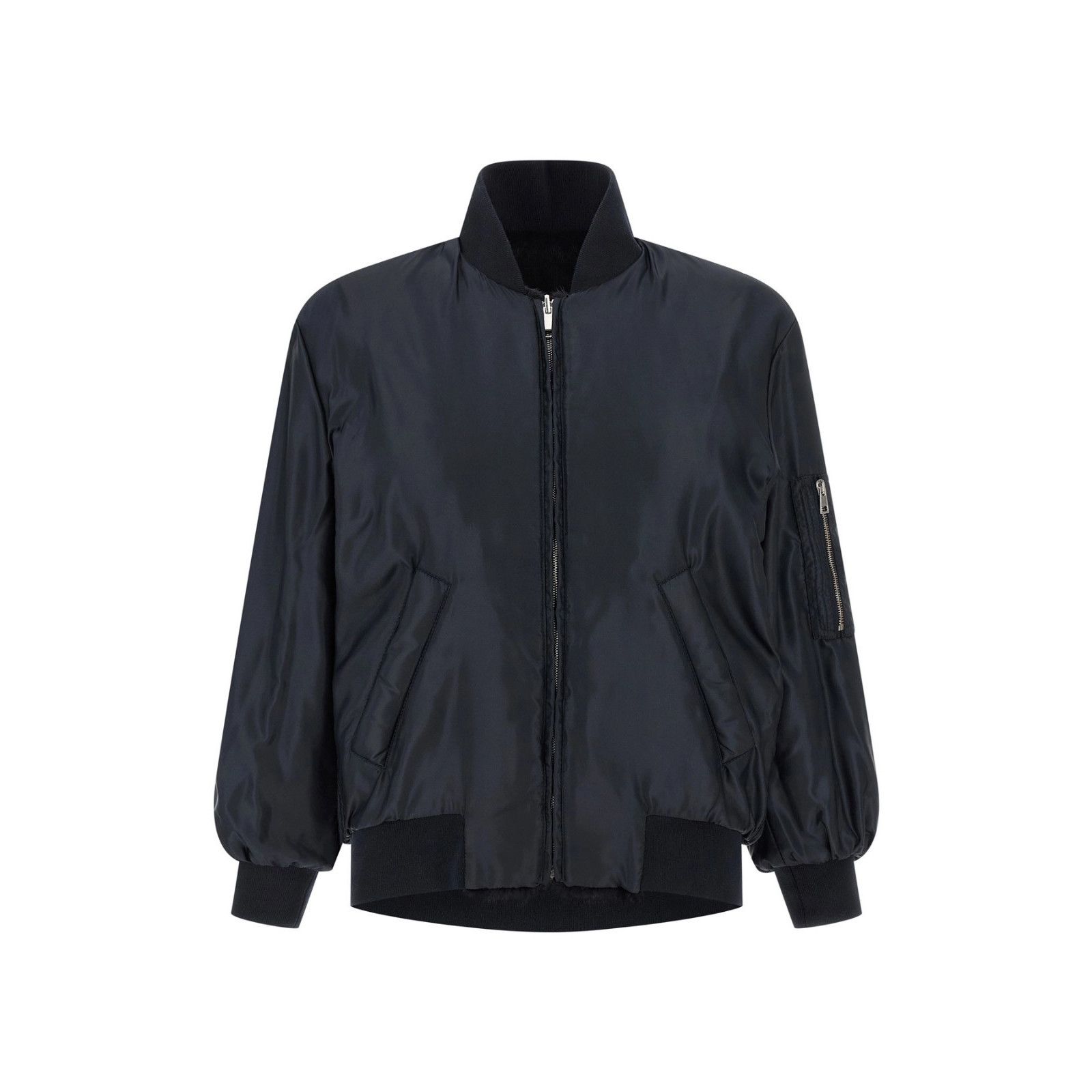 Other BLANCHA Blue Mink Fur Reversible Bomber Jacket New & Authent Size XS / US 0-2 / IT 36-38 - 3 Thumbnail