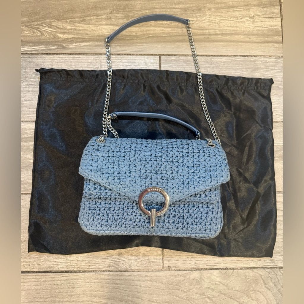 Sandro Sandro YZA Raffia Shoulder Bag Size ONE SIZE - 5 Thumbnail