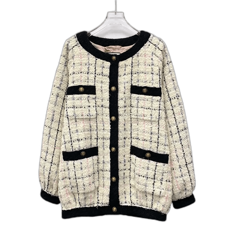 Gucci Gucci Beige Plaid Cotton Jacket Size L / US 10 / IT 46 - 1 Thumbnail