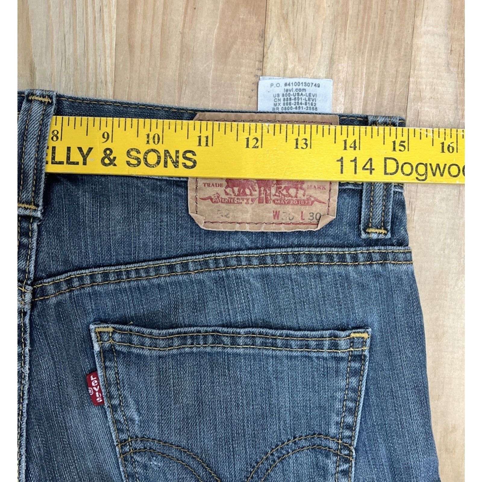 Levi's Vintage Levi's Slim Taper Denim Jeans 30x30 Med-Wash Red Tab Size US 30 / EU 46 - 6 Thumbnail