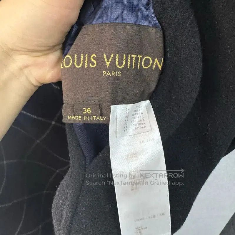 Louis Vuitton Louis Vuitton Women's Navy Cotton Coat . Size XXS / US 00 / IT 34 - 4 Thumbnail
