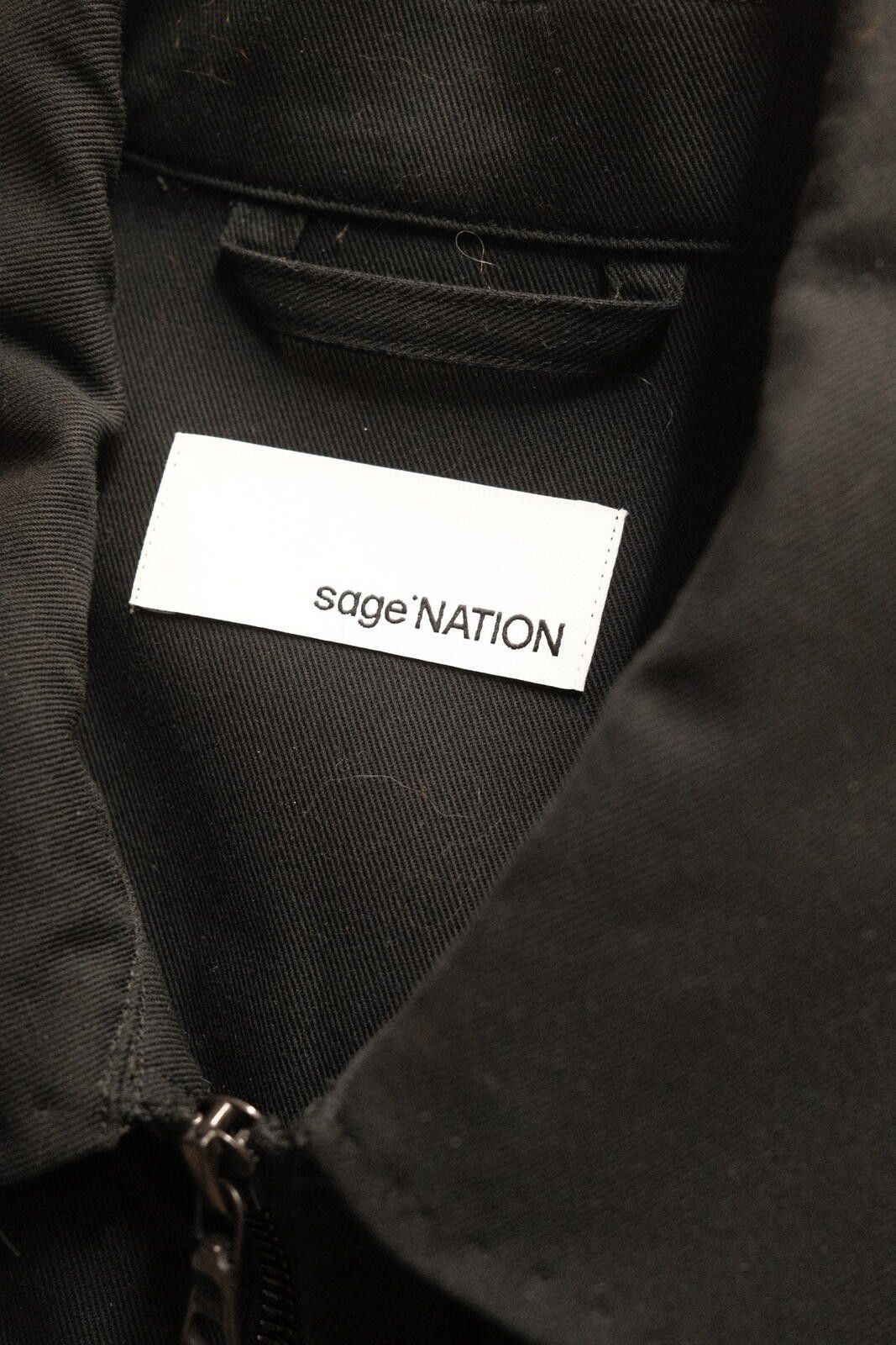 SAGE NATION sageNATION Black Index Zip Jacket Size US M / EU 48-50 / 2 - 3 Thumbnail