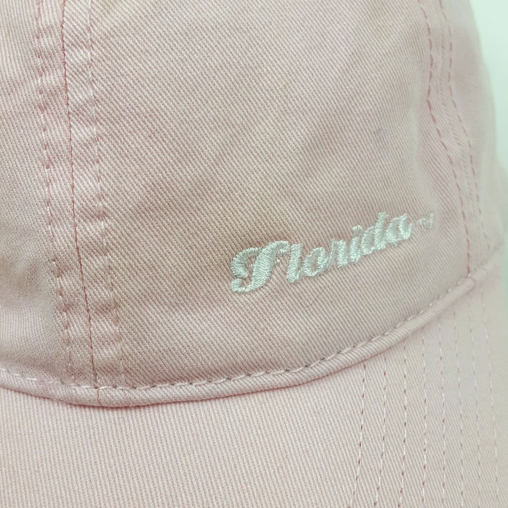 Pinko VINTAGE The Game Florida Pink Cotton Snapback Hat Baseball Cap Relaxed Sports Retro Hats Size ONE SIZE - 4 Thumbnail