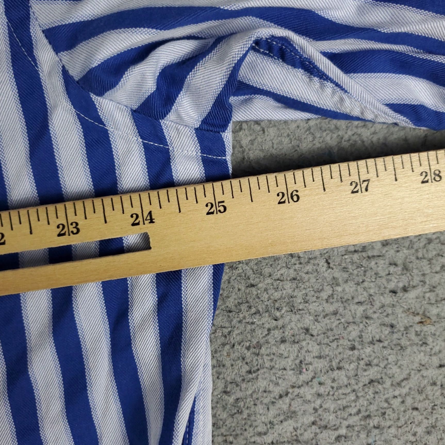 BUGATCHI Bugatchi Uomo Shirt Mens XL Blue Striped Button-Up Long Sleeve Casual Modern Size US XL / EU 56 / 4 - 6 Thumbnail