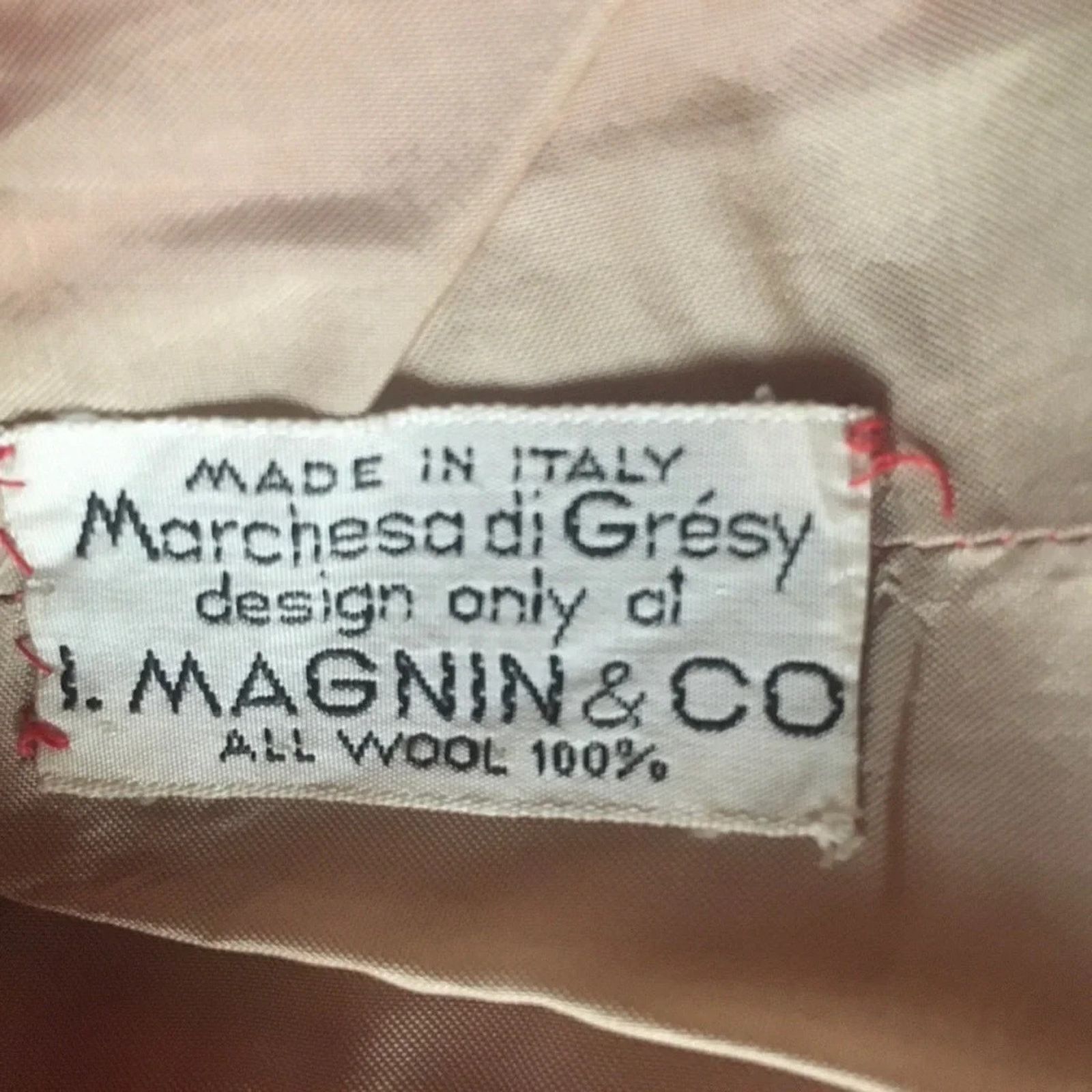 I. Magnin I. Magnin & Co vintage red 100% wool skirt Size 30" / US 8 / IT 44 - 3 Thumbnail