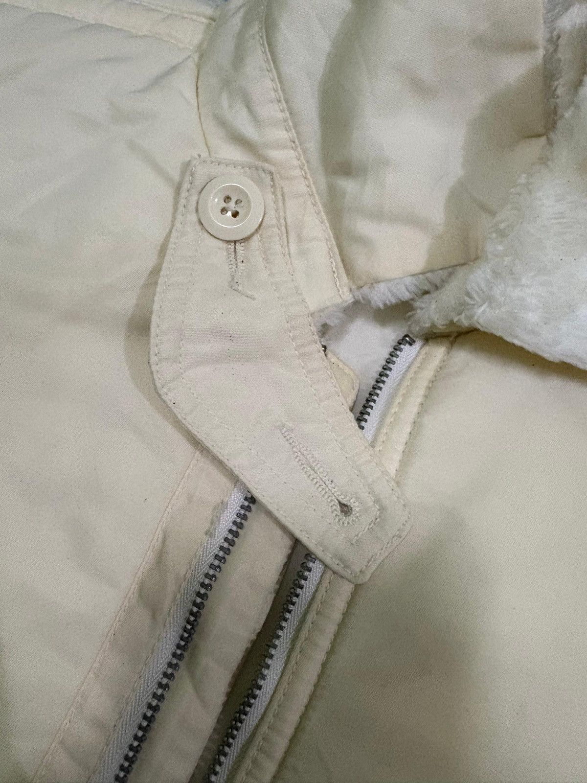 Polo Ralph Lauren × Vintage Polo Jeans Ralph Lauren Bomber Cropped Jacket Fur Collar Size US M / EU 48-50 / 2 - 14 Thumbnail