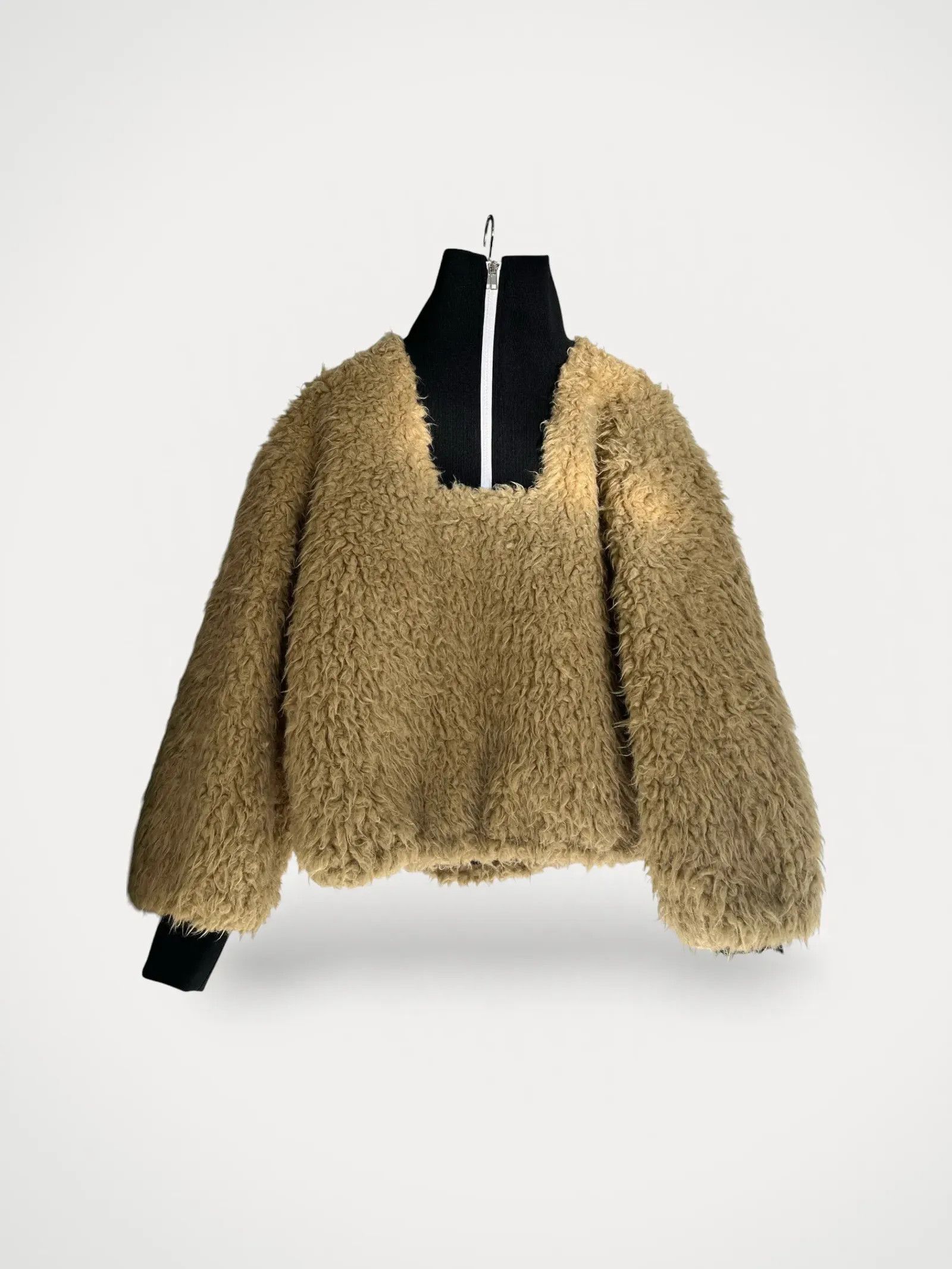 Filippa K Filippa K Half zip faux fur jacket Jacket Size XS / US 0-2 / IT 36-38 - 1 Thumbnail