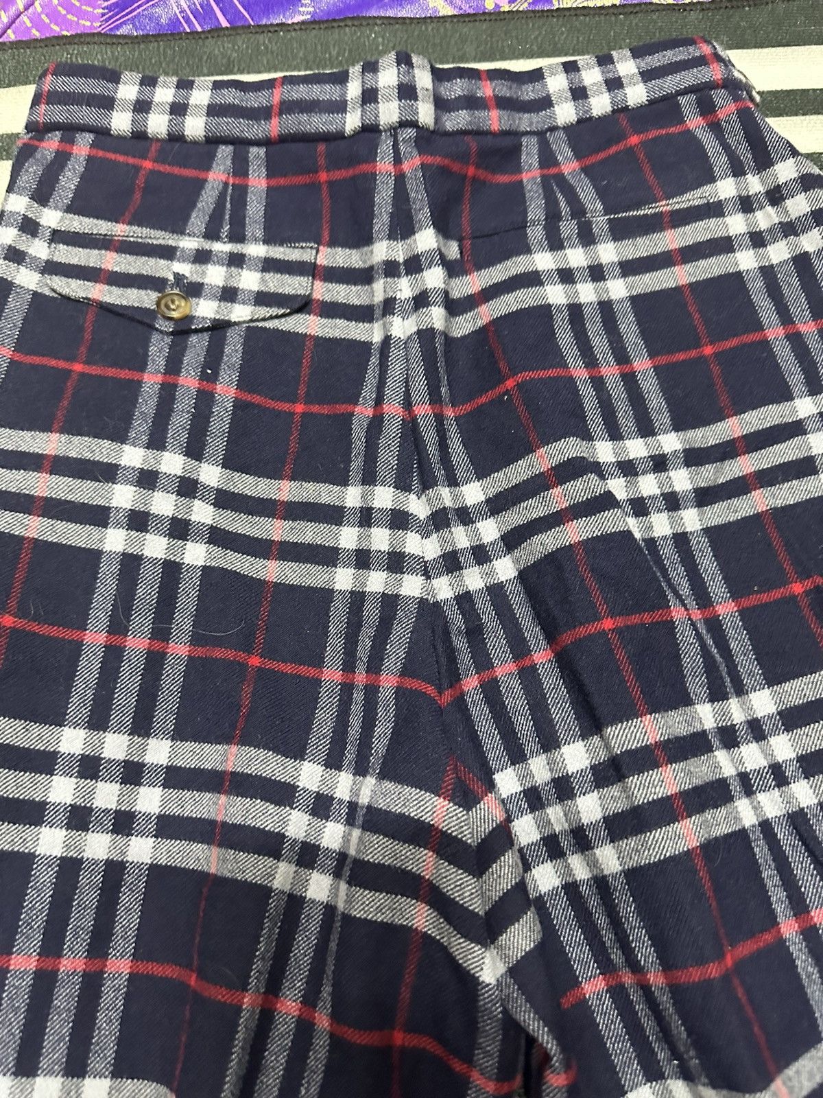 Burberry Vintage Burberrys checkerd cropped wide pants Size US 30 / EU 46 - 6 Thumbnail