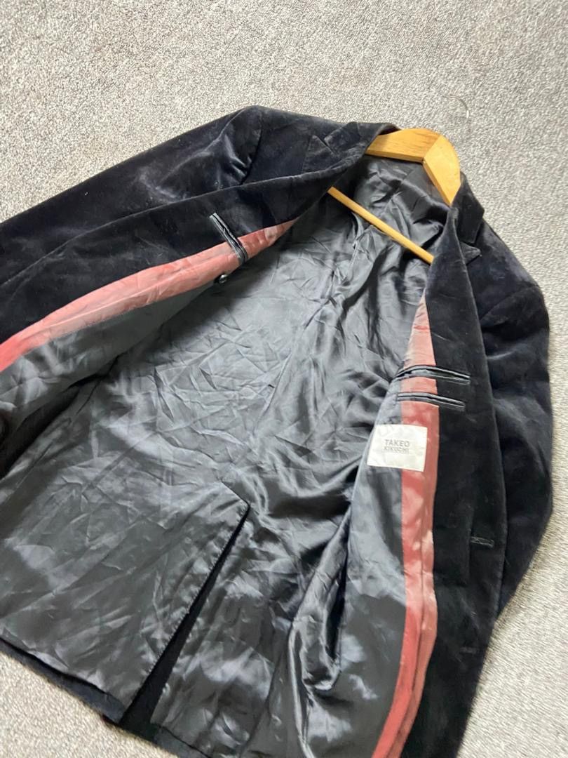 Takeo Kikuchi Takeo Kikuchi Single Breasted Velvet Blazer (198) Size US XXS / EU 40 - 6 Thumbnail