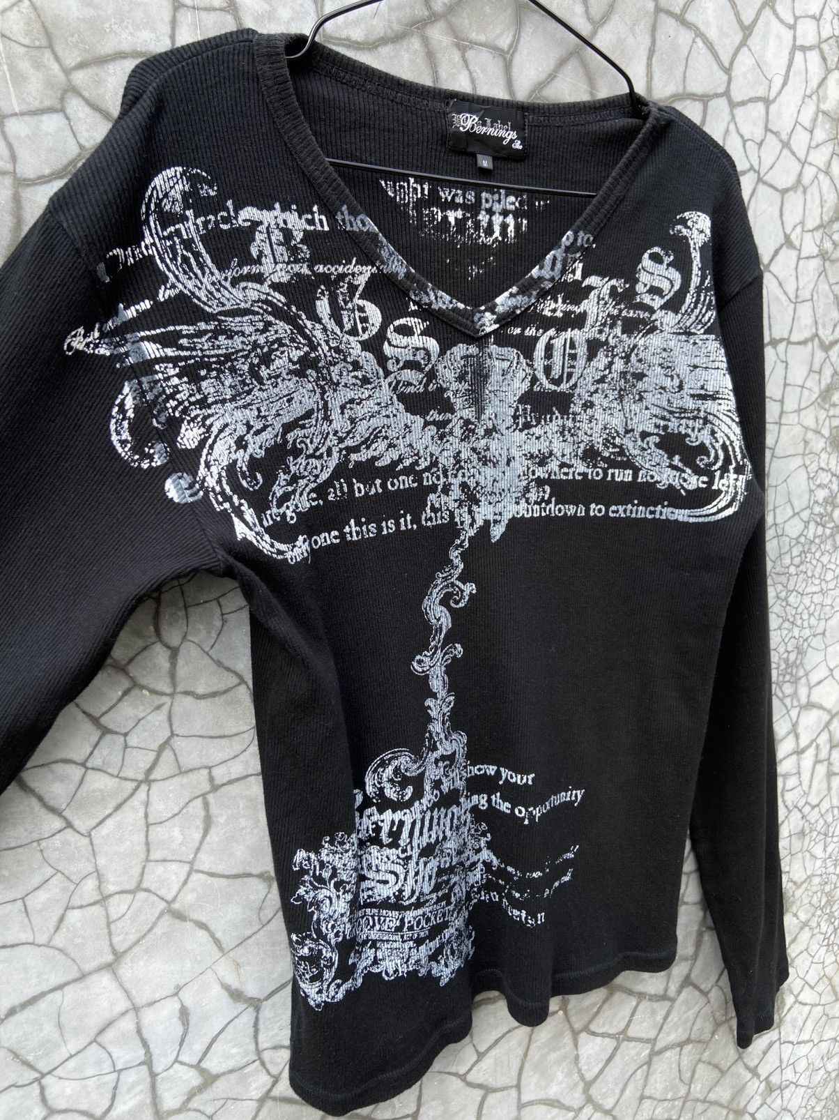 Hysteric Glamour × If Six Was Nine × Japanese Brand Offer‼️ Bernings Sho Affliction Punk Poem Vkei Wings Thermal Size US M / EU 48-50 / 2 - 3 Thumbnail