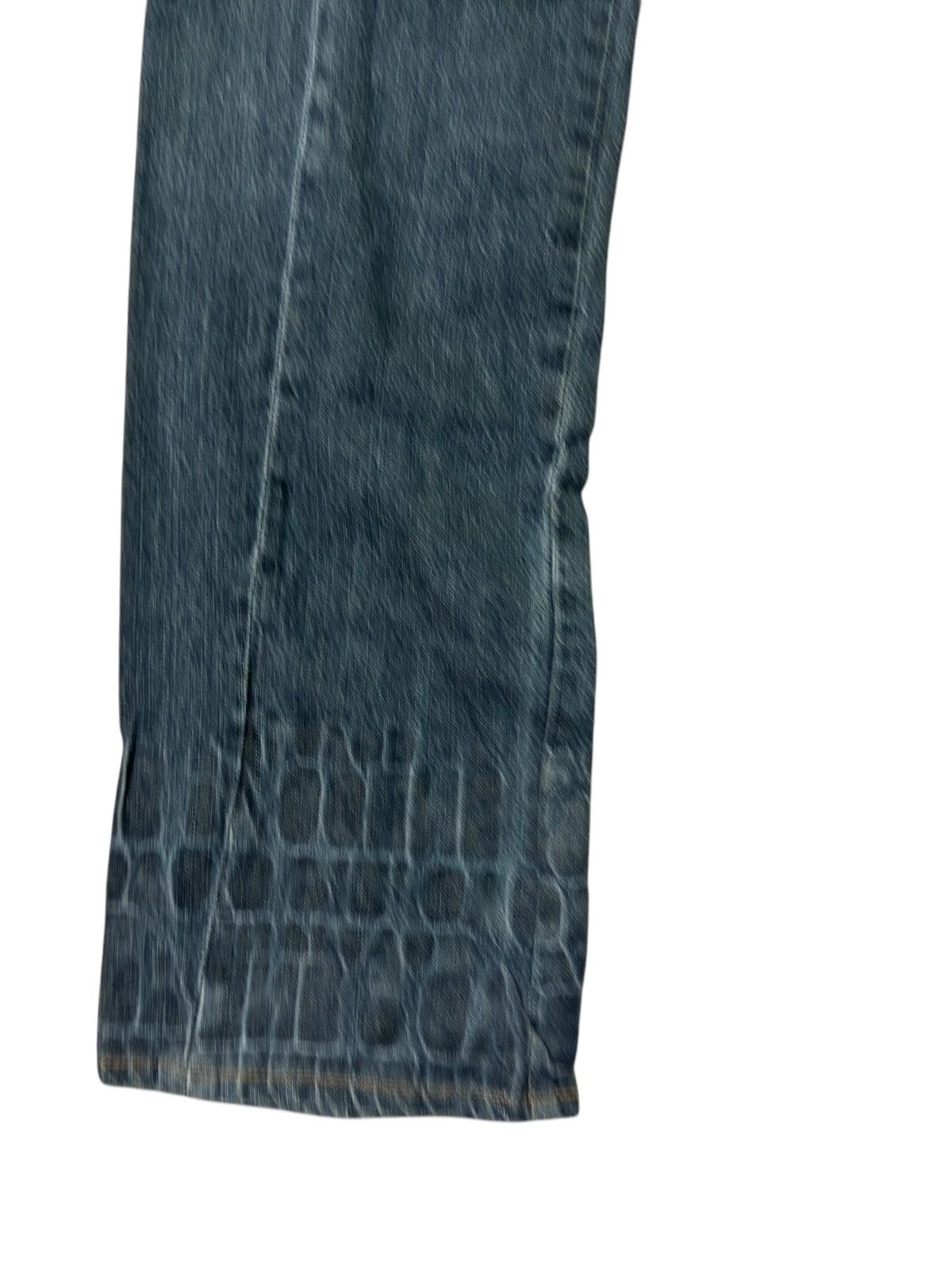 Hysteric Glamour × Japanese Brand × Seditionaries DOUBLE WAIST TARTAN PLAID UNIQUE GRAPHIC DENIM PANTS Size US 27 - 5 Thumbnail