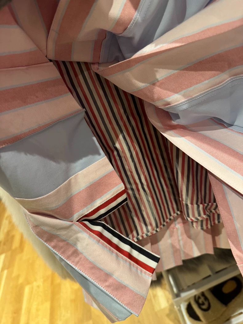 Thom Browne Thom Browne A skirt in blue and pink Size 26" / US 2 / IT 38 - 7 Thumbnail