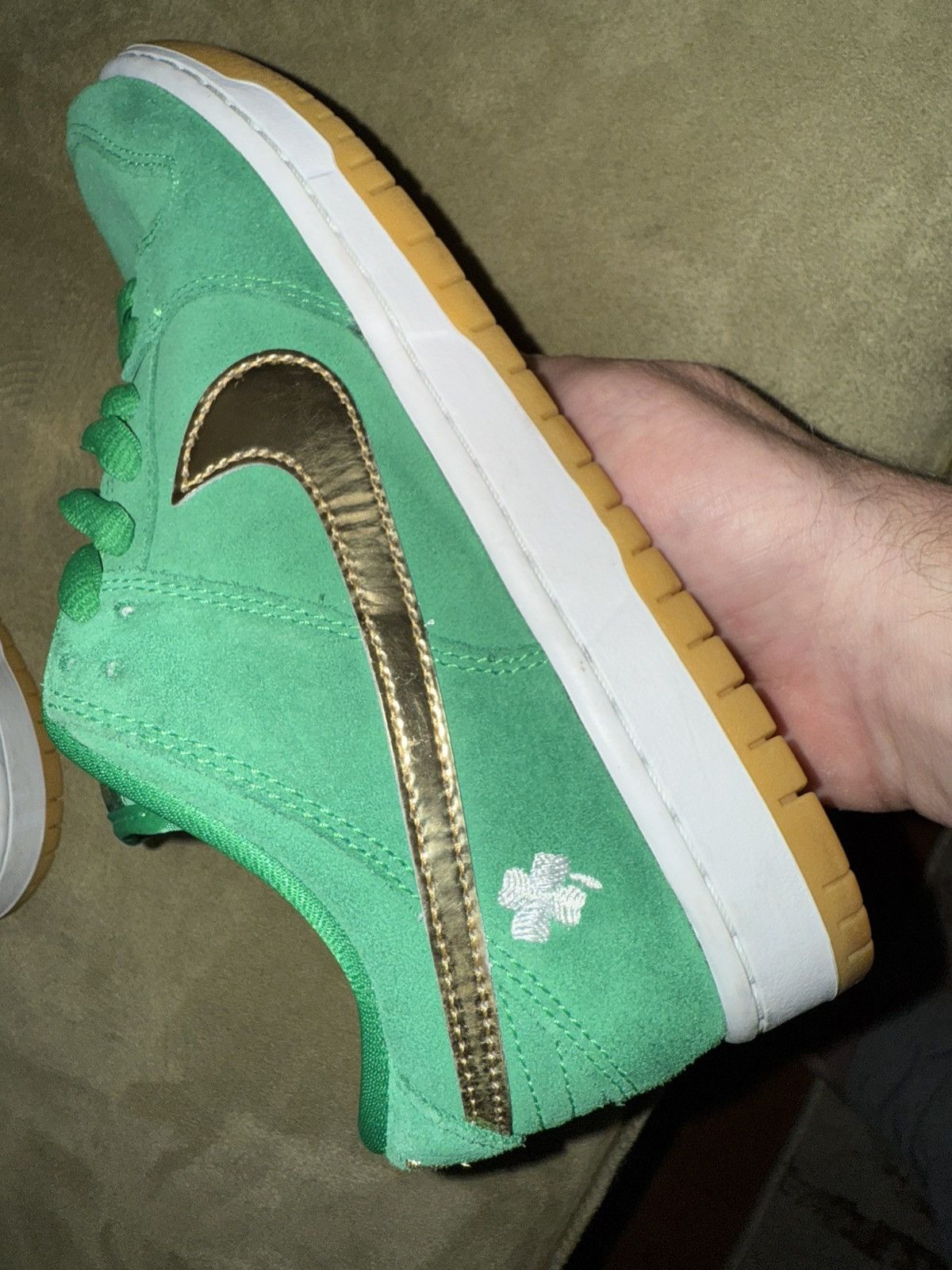 Nike Nike Dunk Low SB Pro “Saint Patrick’s Day” St Patrick VNDS!! Size US 7.5 / EU 40-41 - 9 Thumbnail