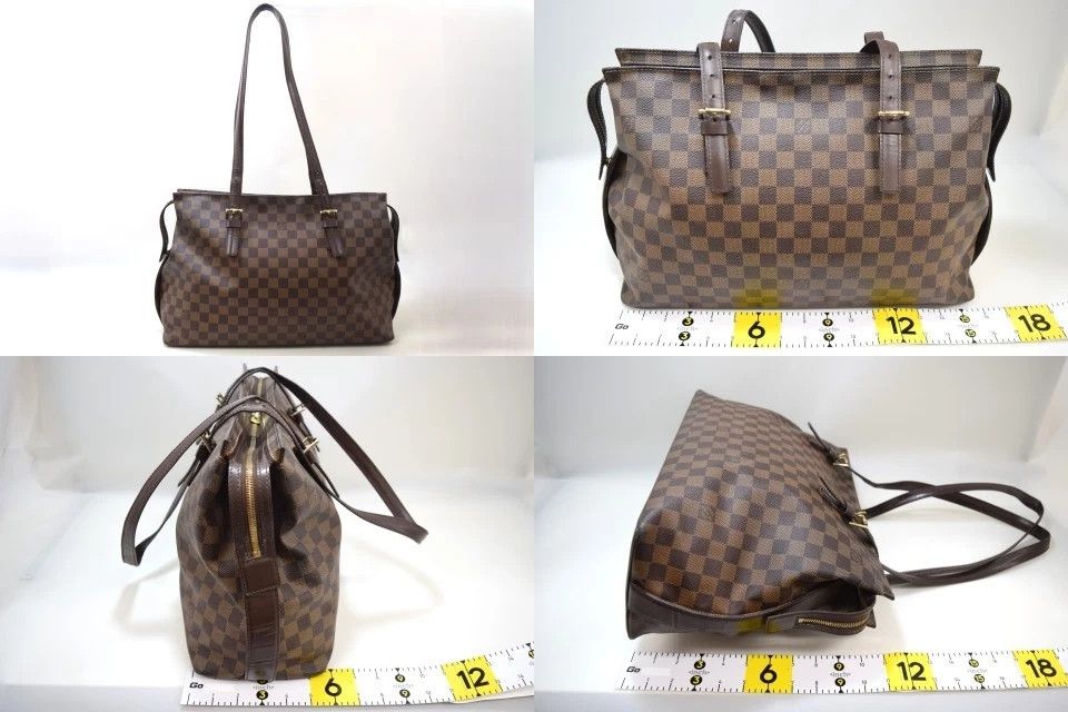 Louis Vuitton Louis Vuitton Chelsea Shoulder Bag Damier Ebene N51119 Size ONE SIZE - 4 Thumbnail