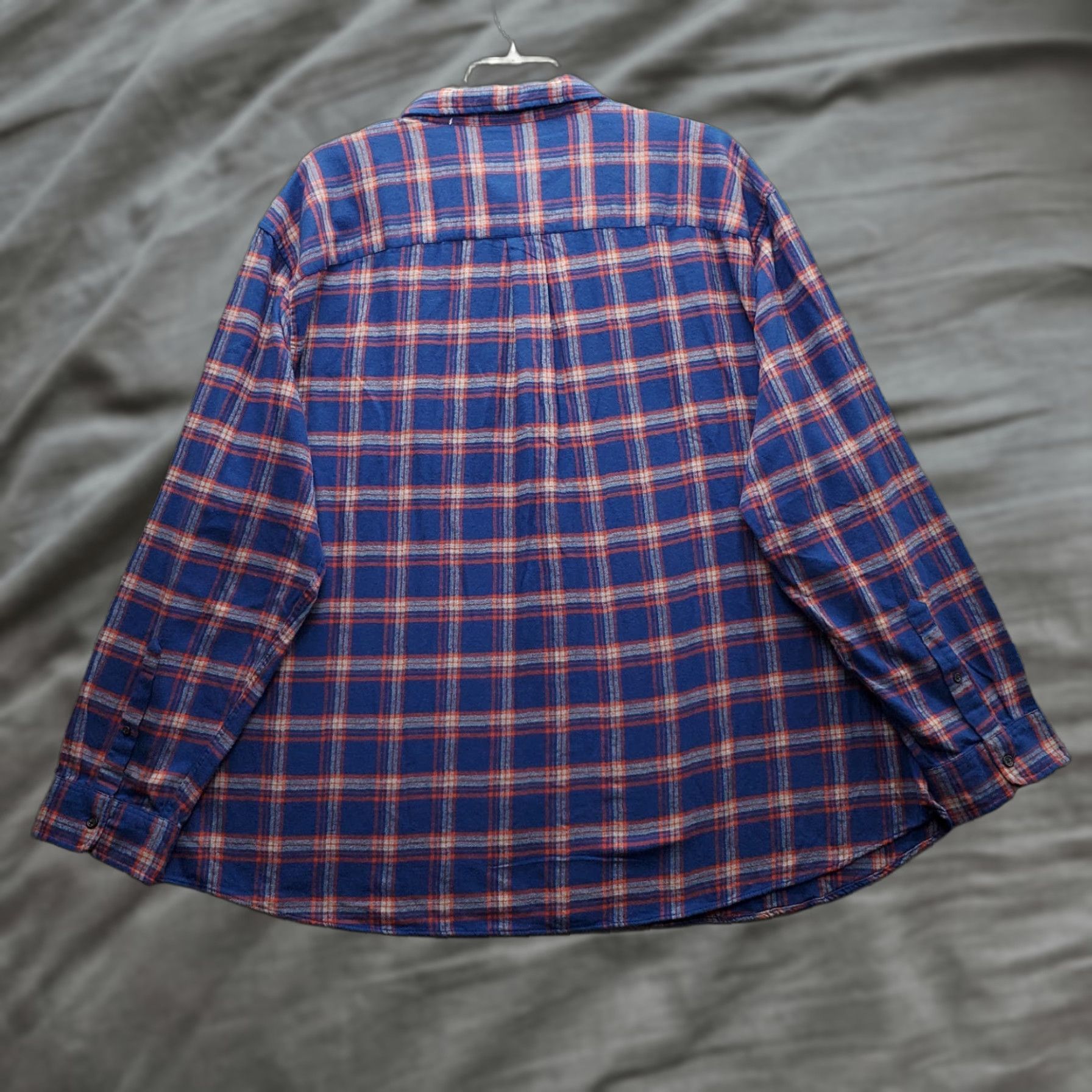 Vintage St. John's Bay Shirt Mens 4XL Multi Plaid Flannel Button-Up Casual Fall Winter Size US XXL / EU 58 / 5 - 1 Thumbnail