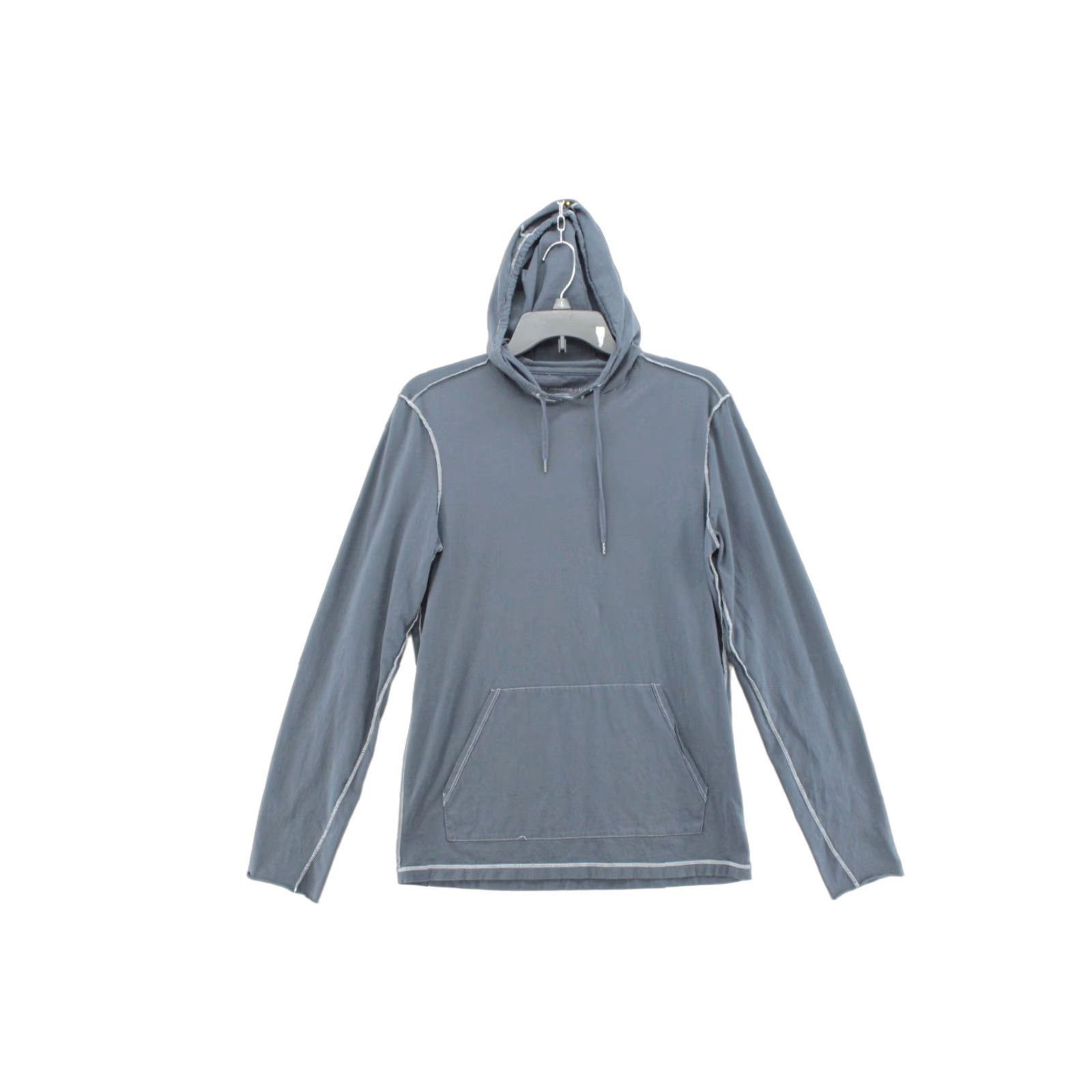 John Varvatos John Varvatos USA Pullover Hoodie Mens Small Gray Lightweight Long Sleeve Hoodie Size US S / EU 44-46 / 1 - 1 Thumbnail