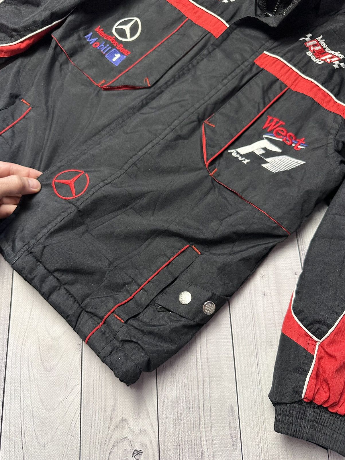 Mercedes-Benz × Vintage Vintage Mercedes Benz racing jacket size kids logo rare Size US XXS / EU 40 - 3 Thumbnail