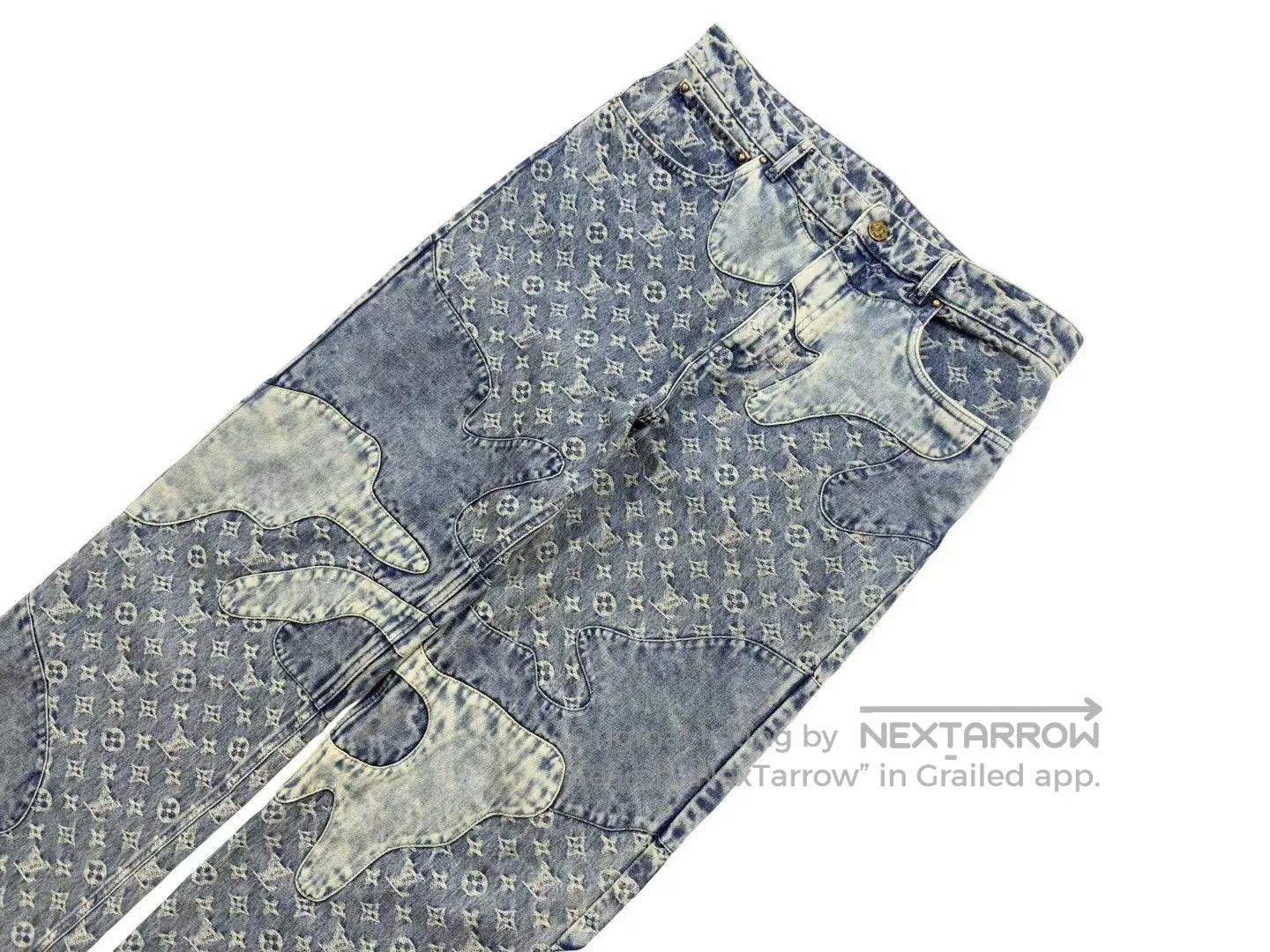Louis Vuitton Louis Vuitton Nigo Monogram Patchwork Jeans. Size US 31 - 2 Thumbnail