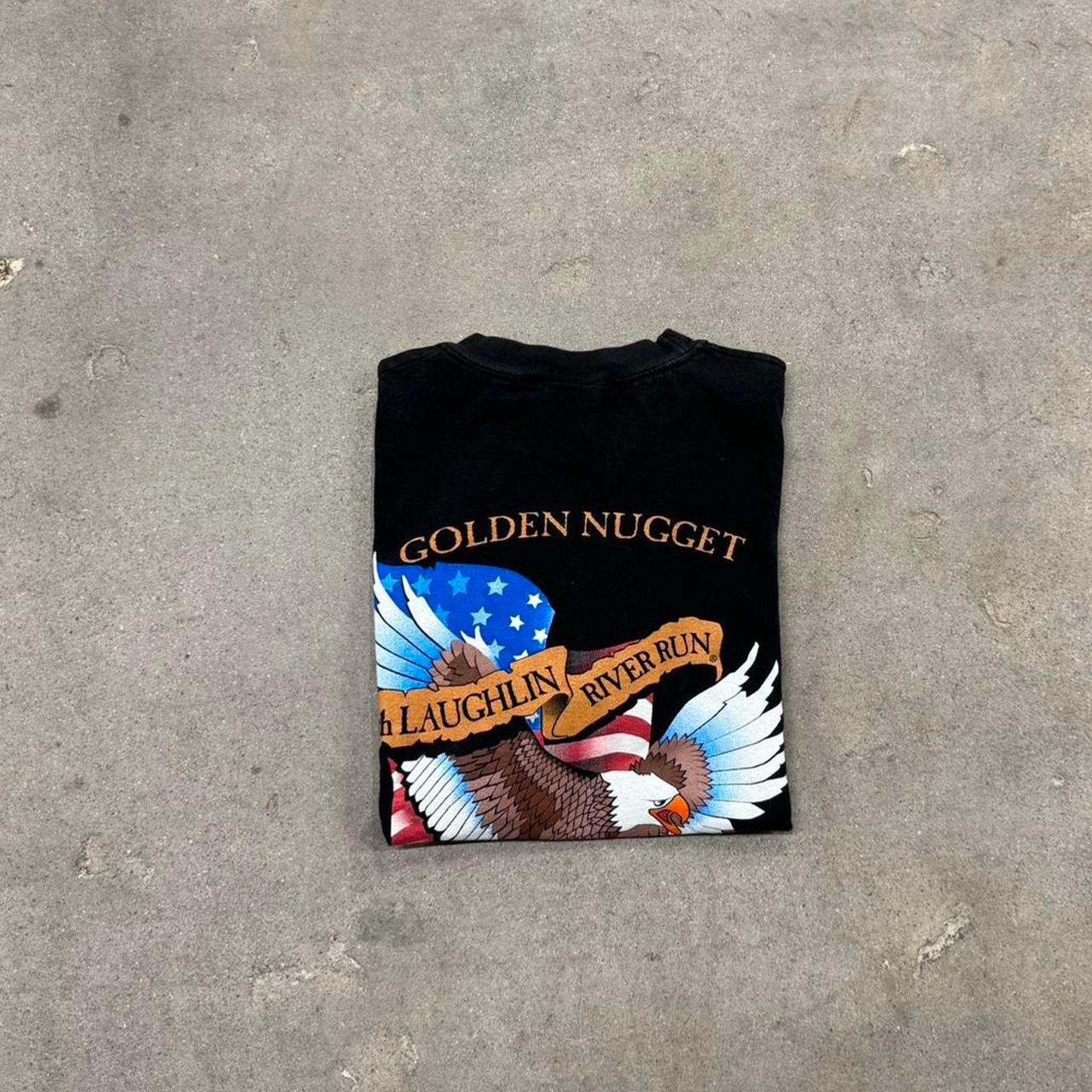 Harley Davidson Vintage 1999 Laughlin Eagle Biker Tee Size US L / EU 52-54 / 3 - 3 Thumbnail