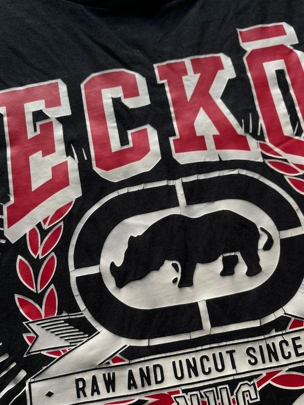 Ecko Unltd. Ecko Sz L Rap T-Shirt Rare Big Print Logo Rare Size US L / EU 52-54 / 3 - 3 Thumbnail