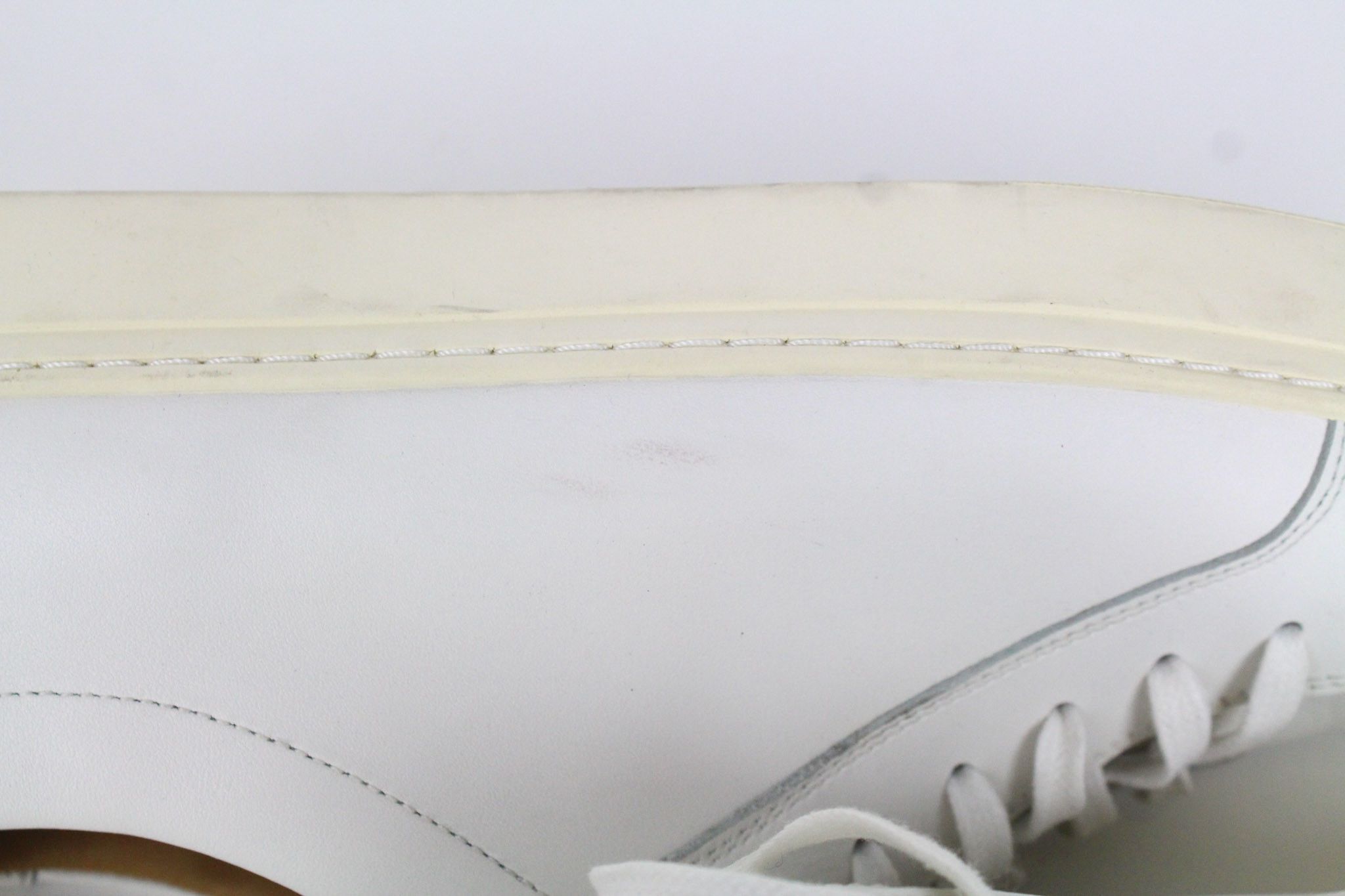 Suitsupply EU44 White Leather Leisure Low-Top 72667 Size US 11 / EU 44 - 11 Thumbnail