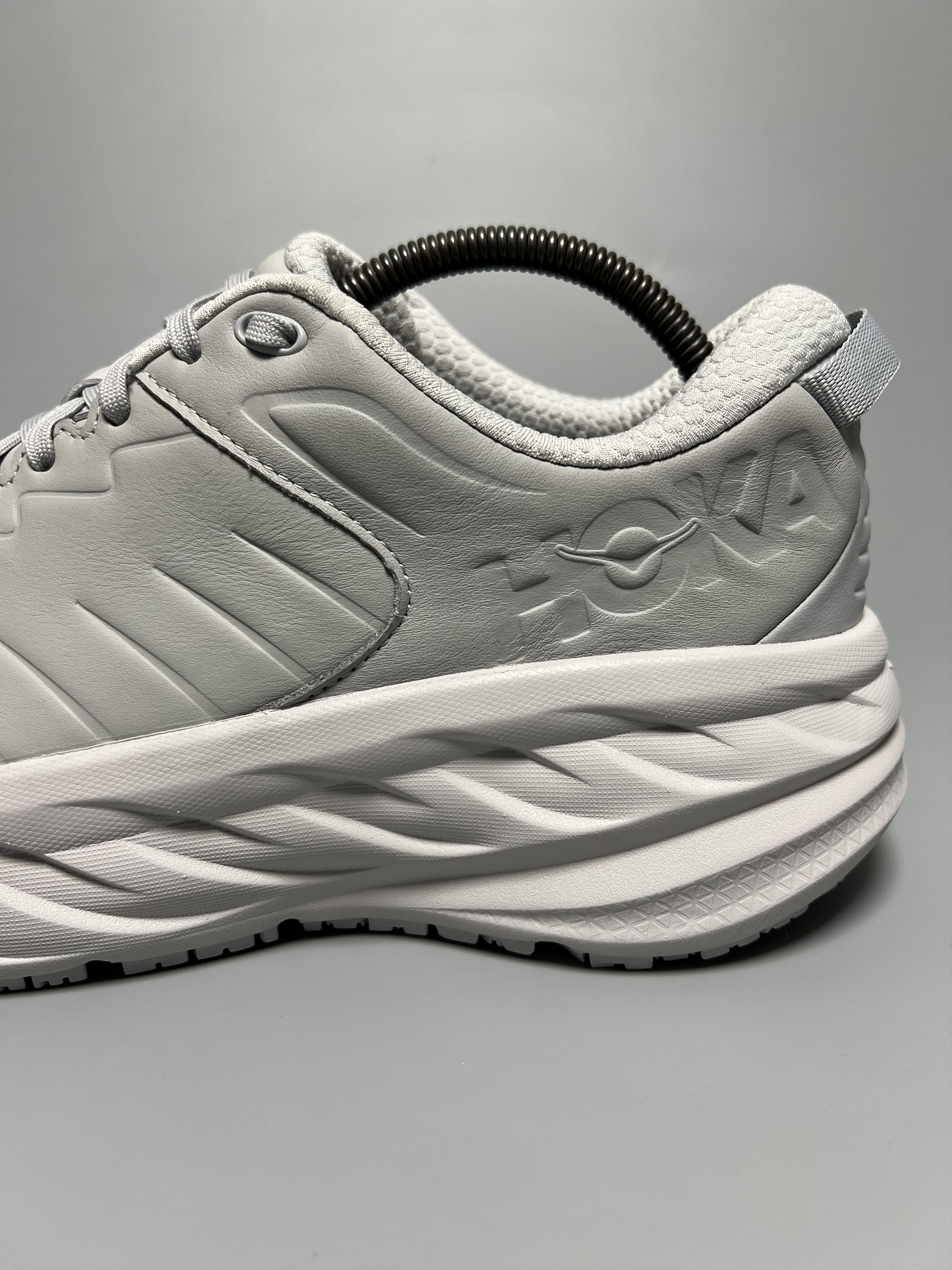 Hoka × Leather Hoka One One Bondi SR Running Shoes Walking Slip Resistant Size US 11.5 / EU 44-45 - 9 Thumbnail