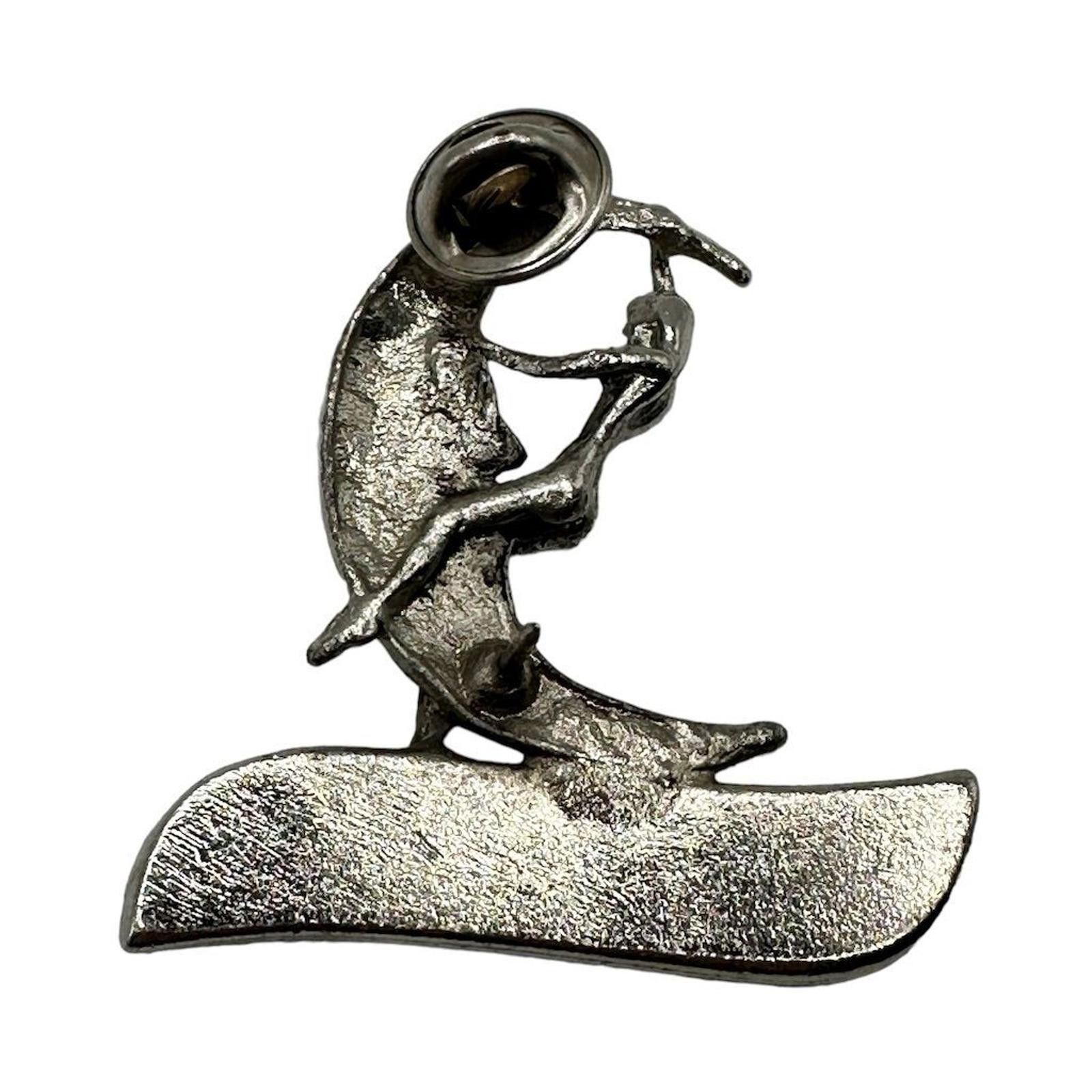 Other 1988 Sturgis Rally Collectible Pin Vintage Lady Riding Moon Size ONE SIZE - 2 Thumbnail