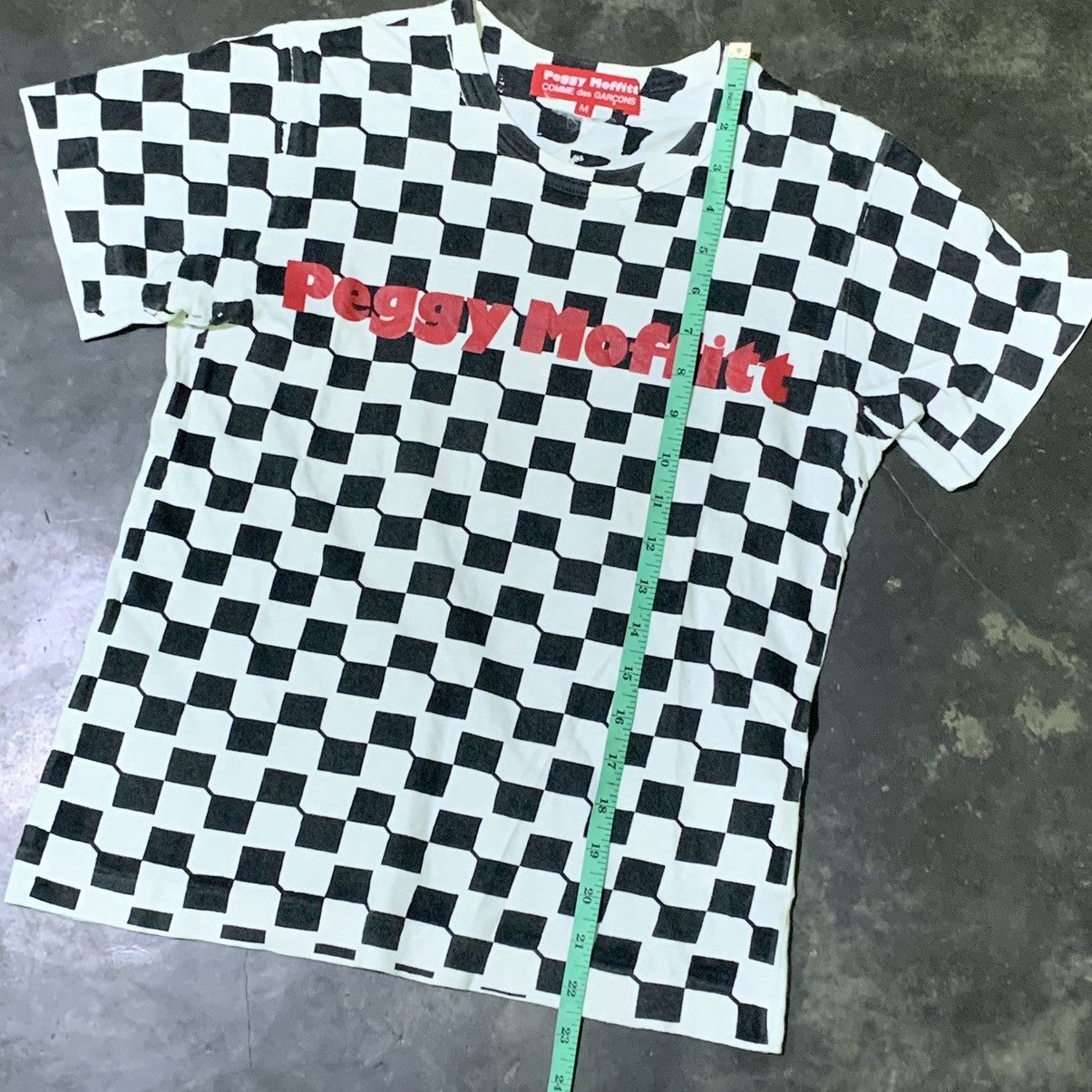 Comme des Garcons RARE‼️ Comme des garcons X Peggy moffitt checkerboard tshirt Size M / US 6-8 / IT 42-44 - 10 Thumbnail