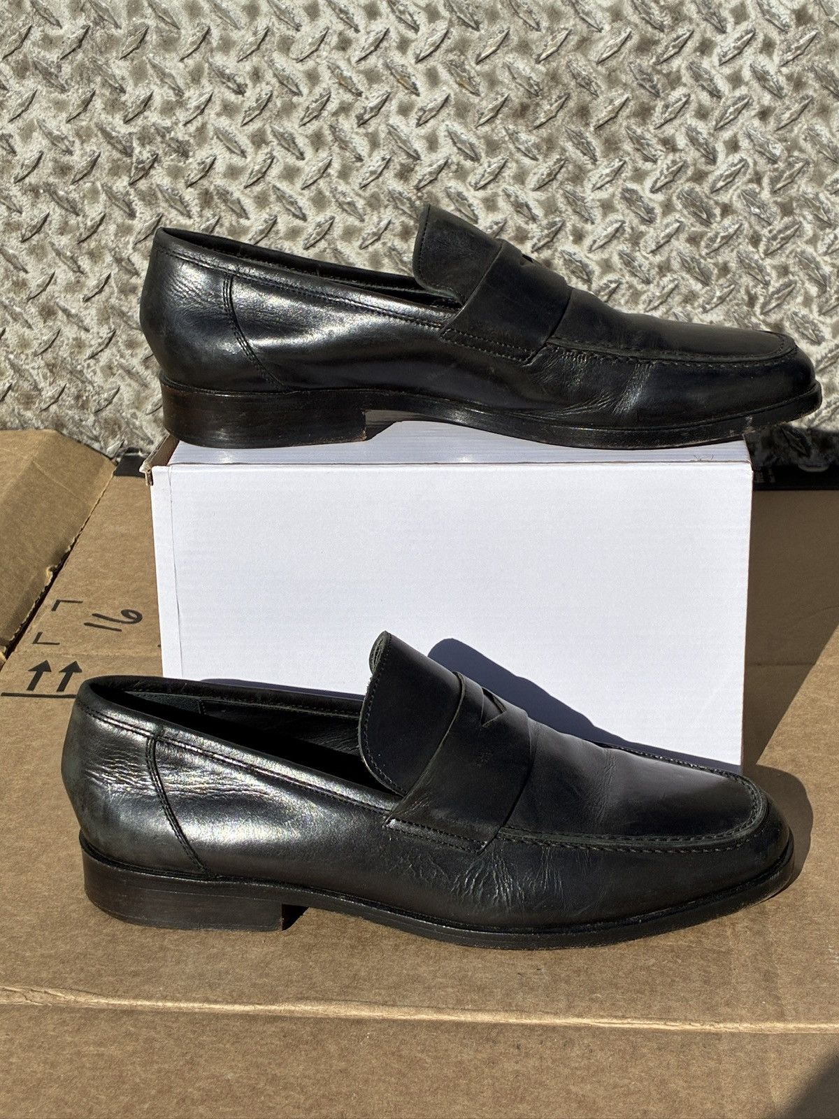 Cole Haan Mens  Original Grand Horizon Wingtip Oxford Shoes Black Leather 11.5M Cole Haan Mens Original Grand Wingtip Oxford | Mercari main image 3
