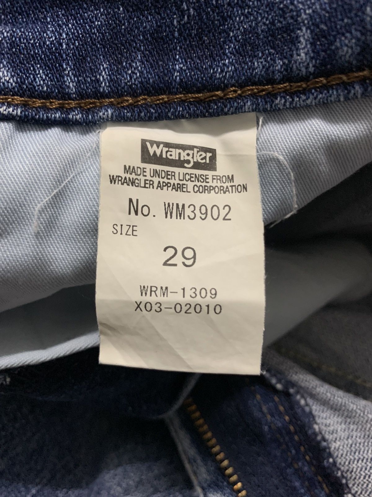 VINTAGE WRANGLER DISTRESSED DENIM JEANS W30x30.5
