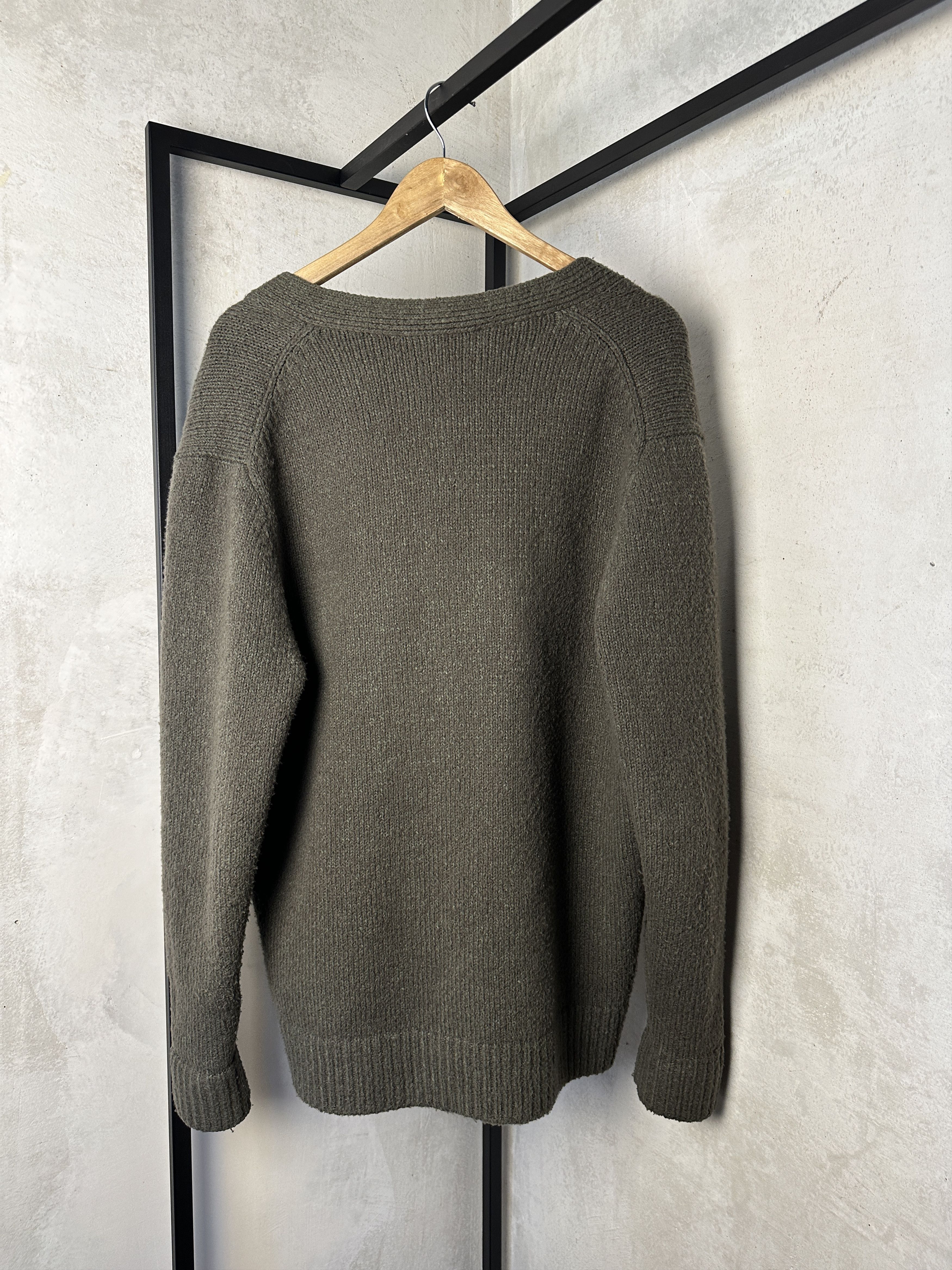 Acne Studios Acne Studios Khaki Wook Cardigan Size S / US 4 / IT 40 - 7 Thumbnail
