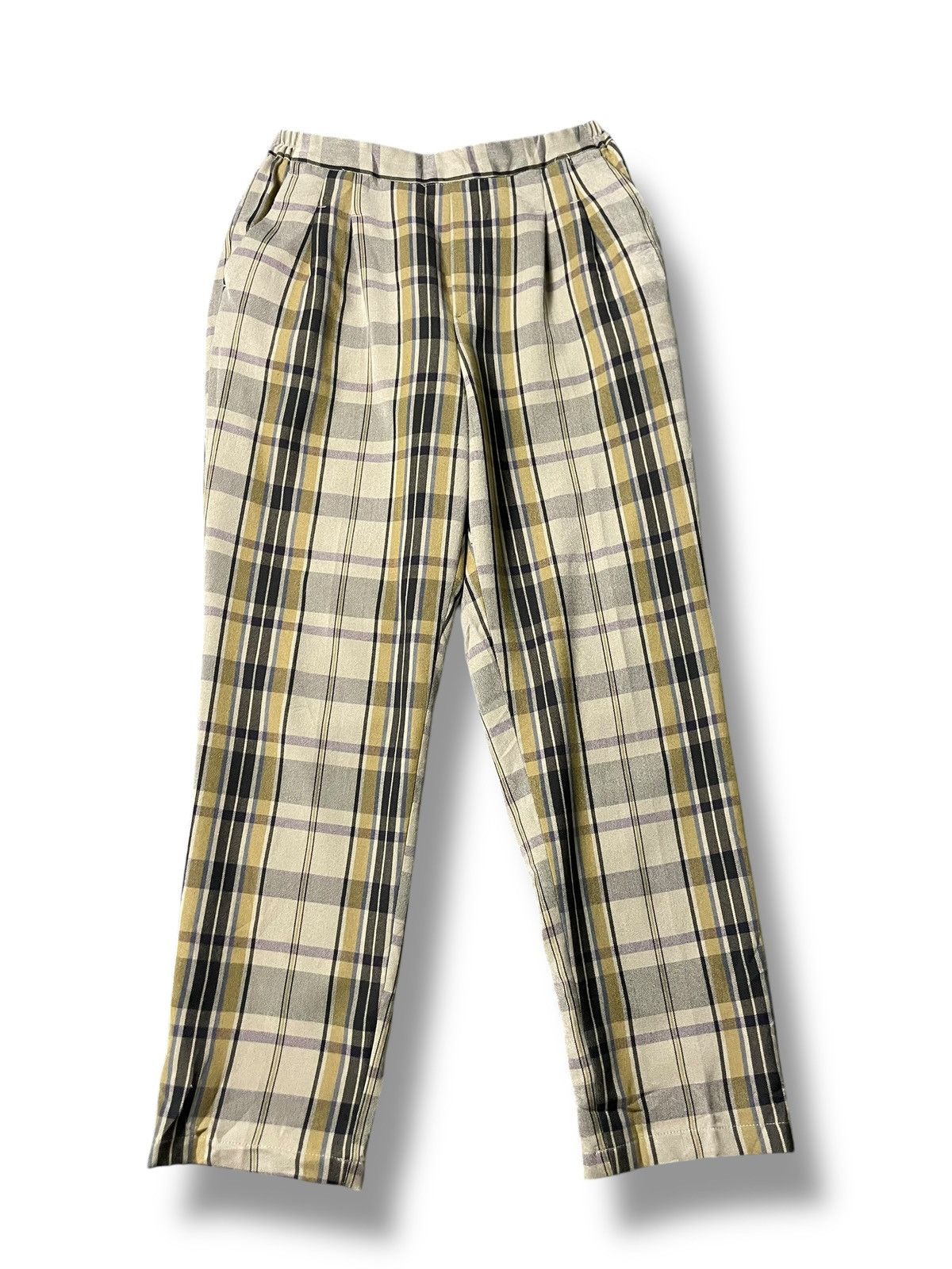 Japanese Brand × Vintage AMERICAN HOLIC Checkered Casual Pants (89) Size US 26 / EU 42 - 1 Thumbnail