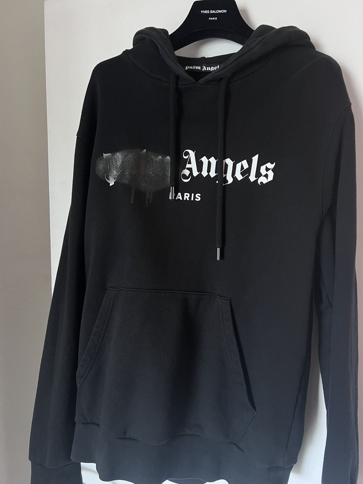 image of Palm Angels Sprayed Sweat in Black, Men's (Size Medium)